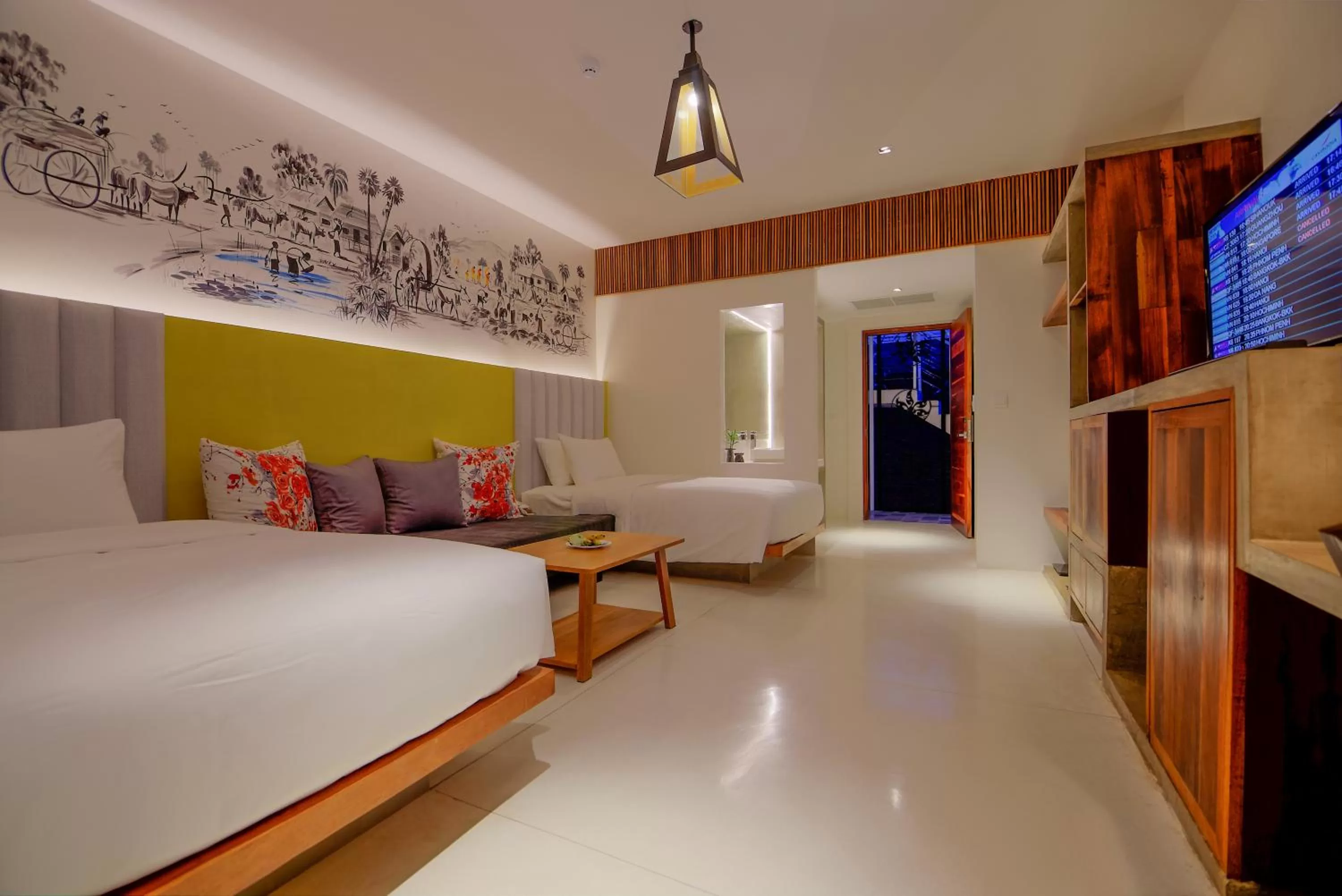 Photo of the whole room, Bed in Apsara Residence Hotel