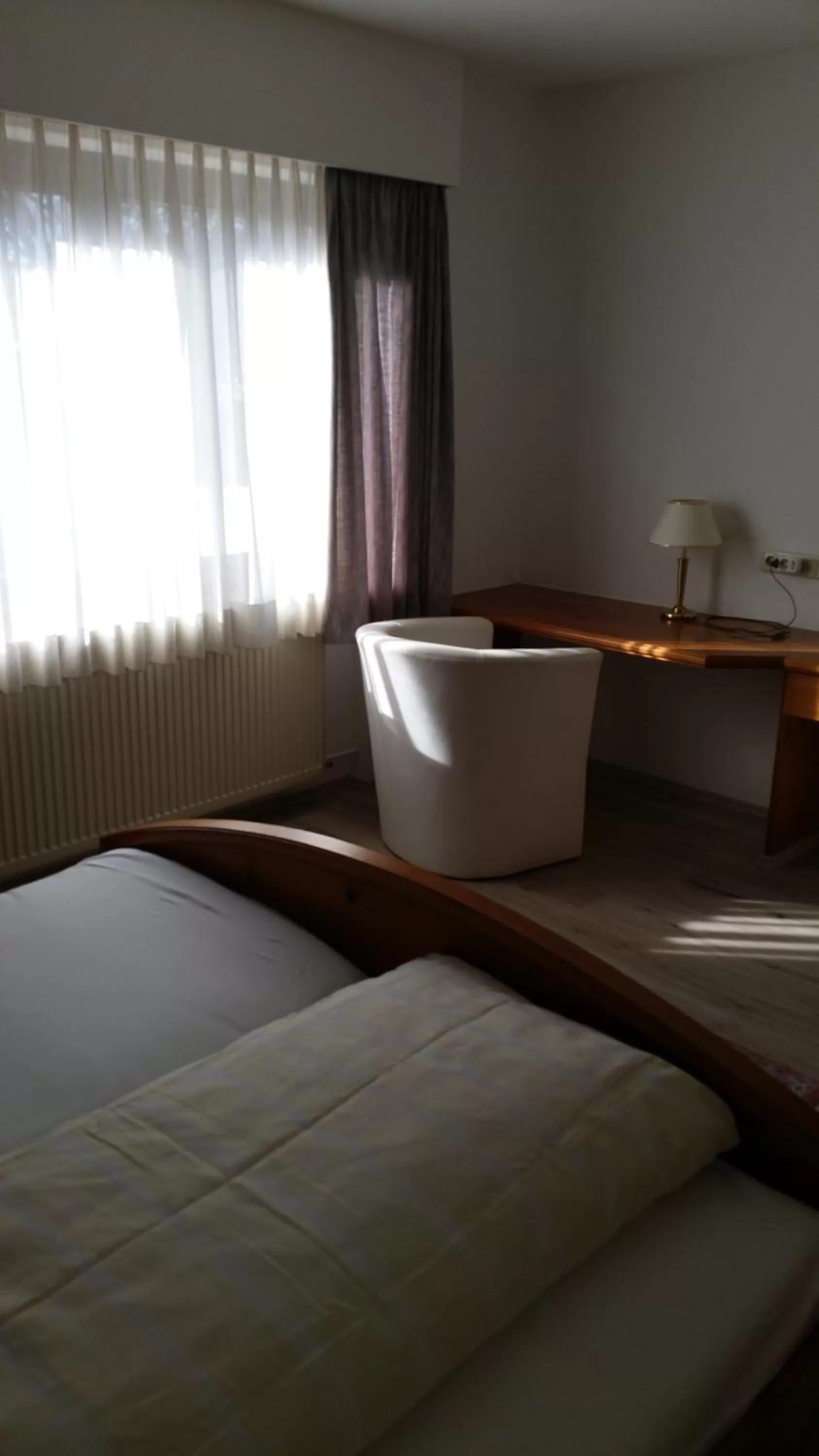 Decorative detail, Bed in Hotel Büchner Garni