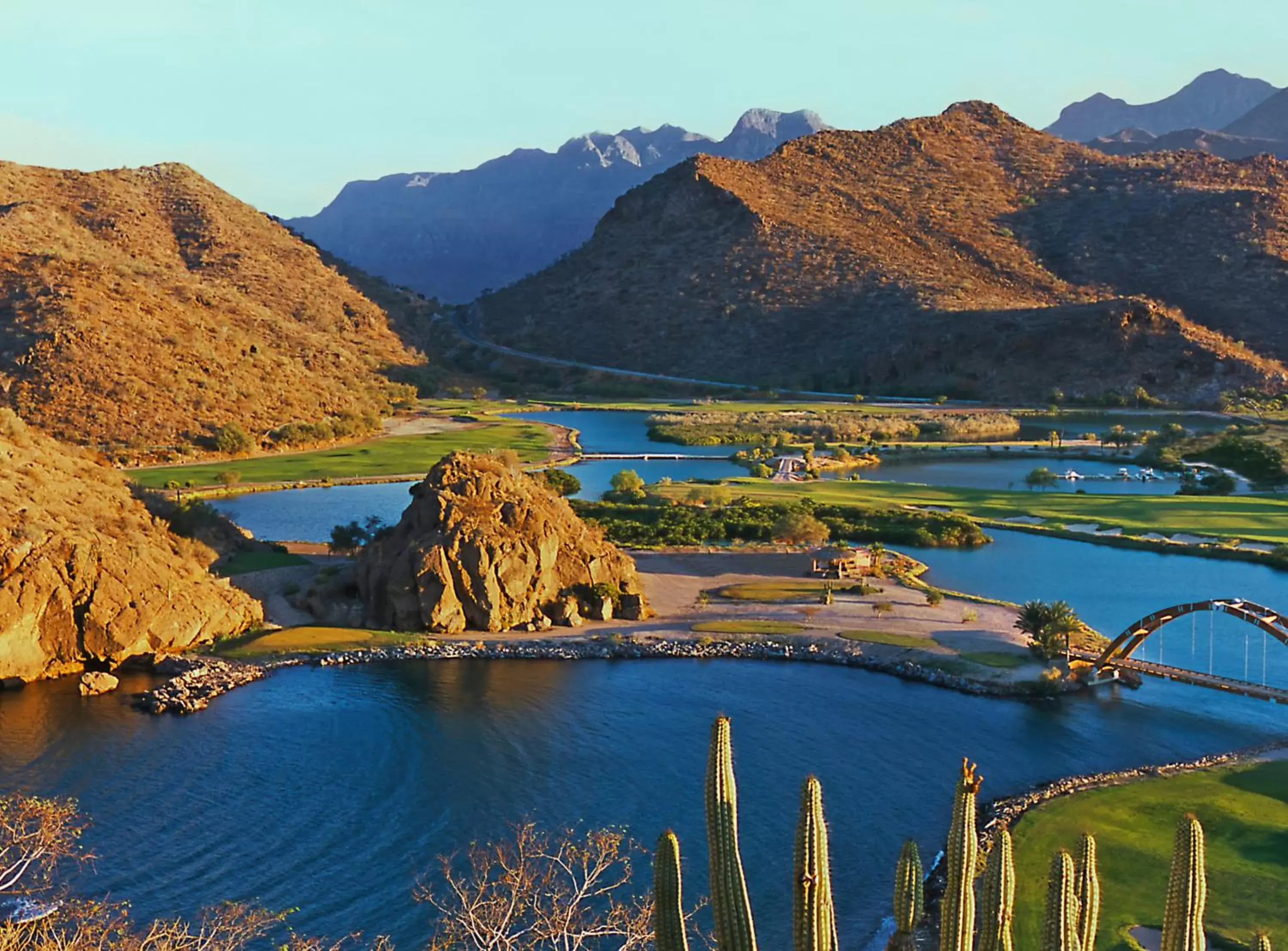 Golfcourse, Bird's-eye View in Loreto Bay Golf Resort & Spa at Baja