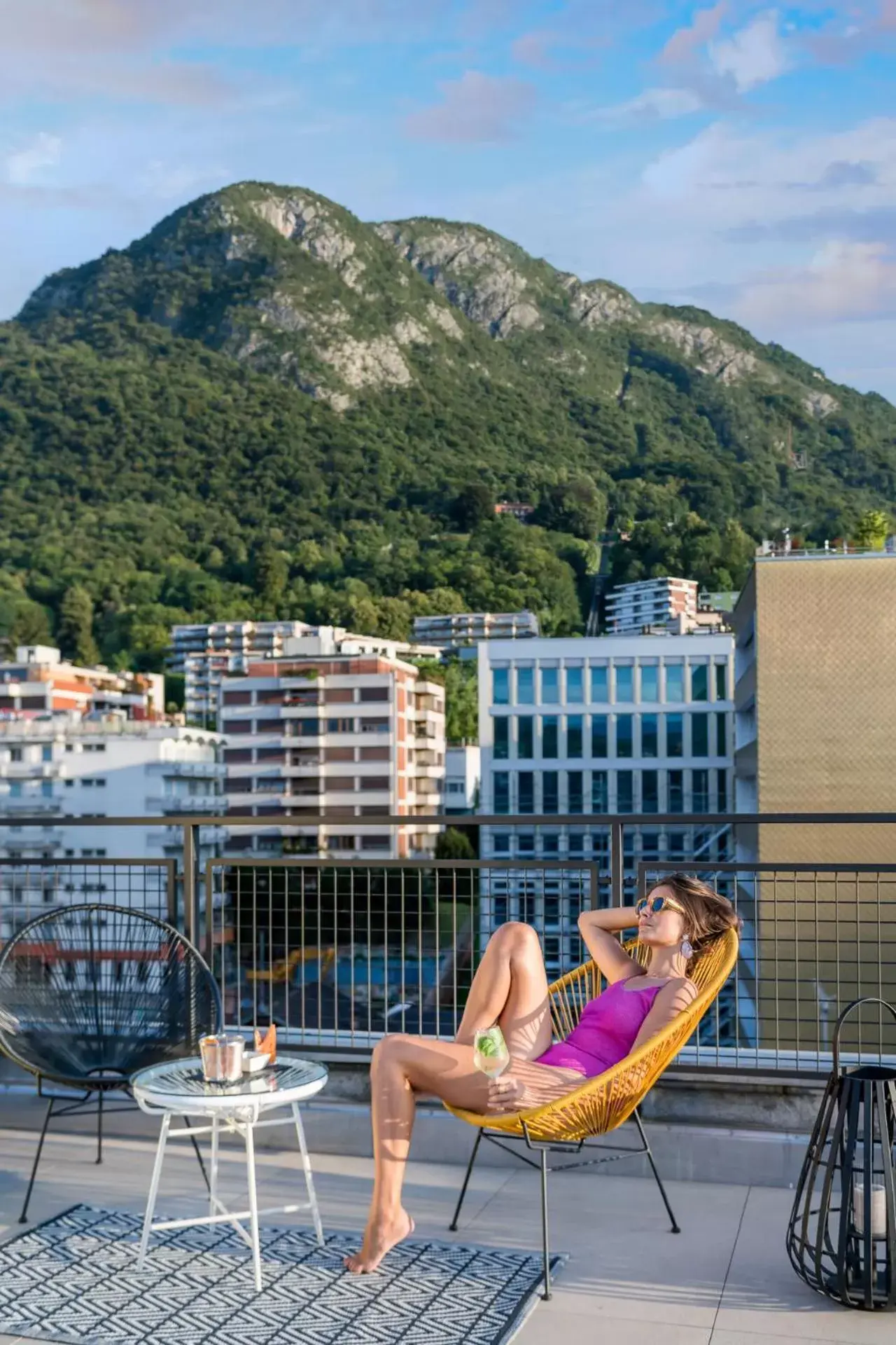 Balcony/Terrace in Hotel Admiral Lugano