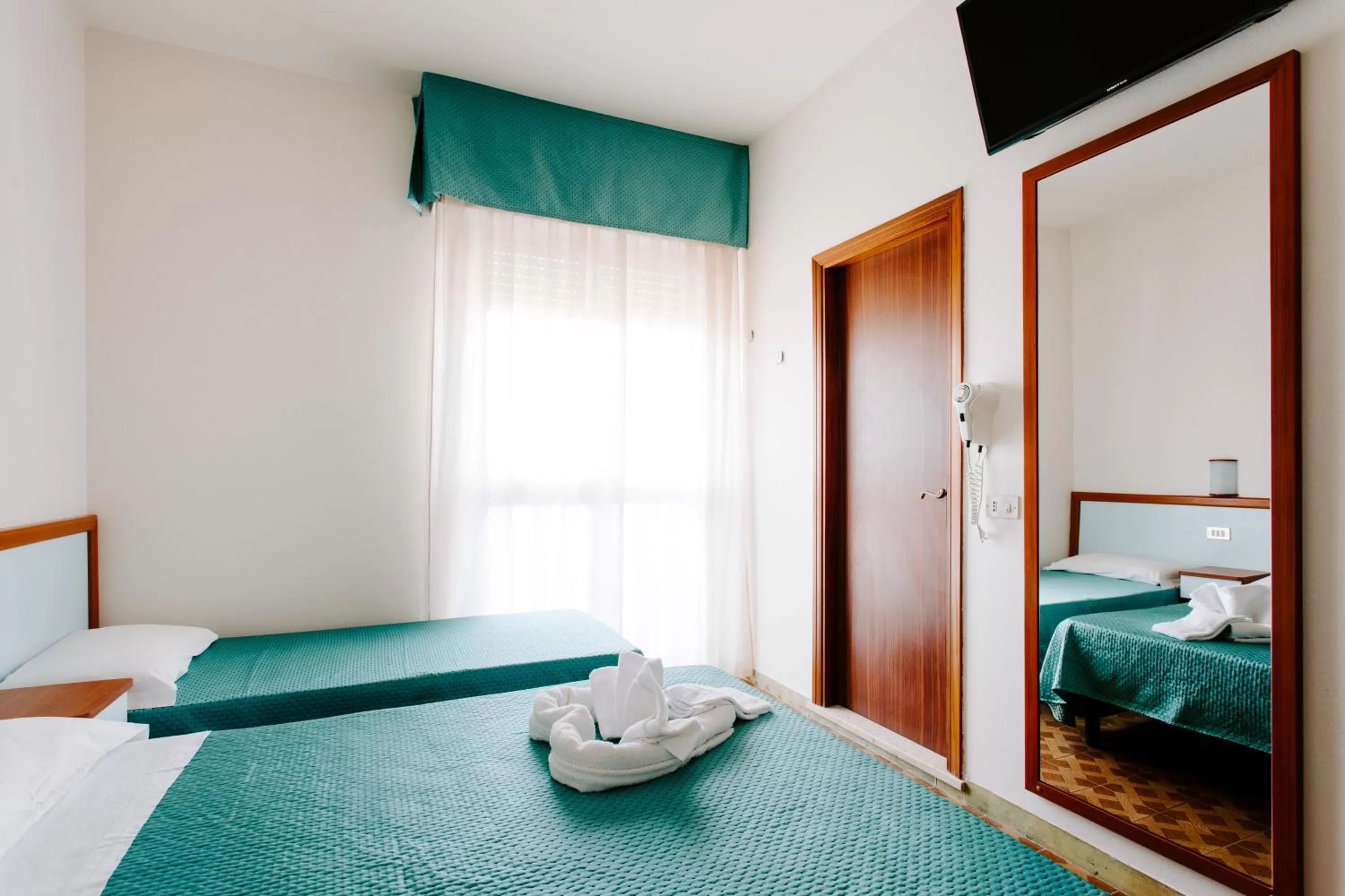 Bed in Hotel Villa Claudia