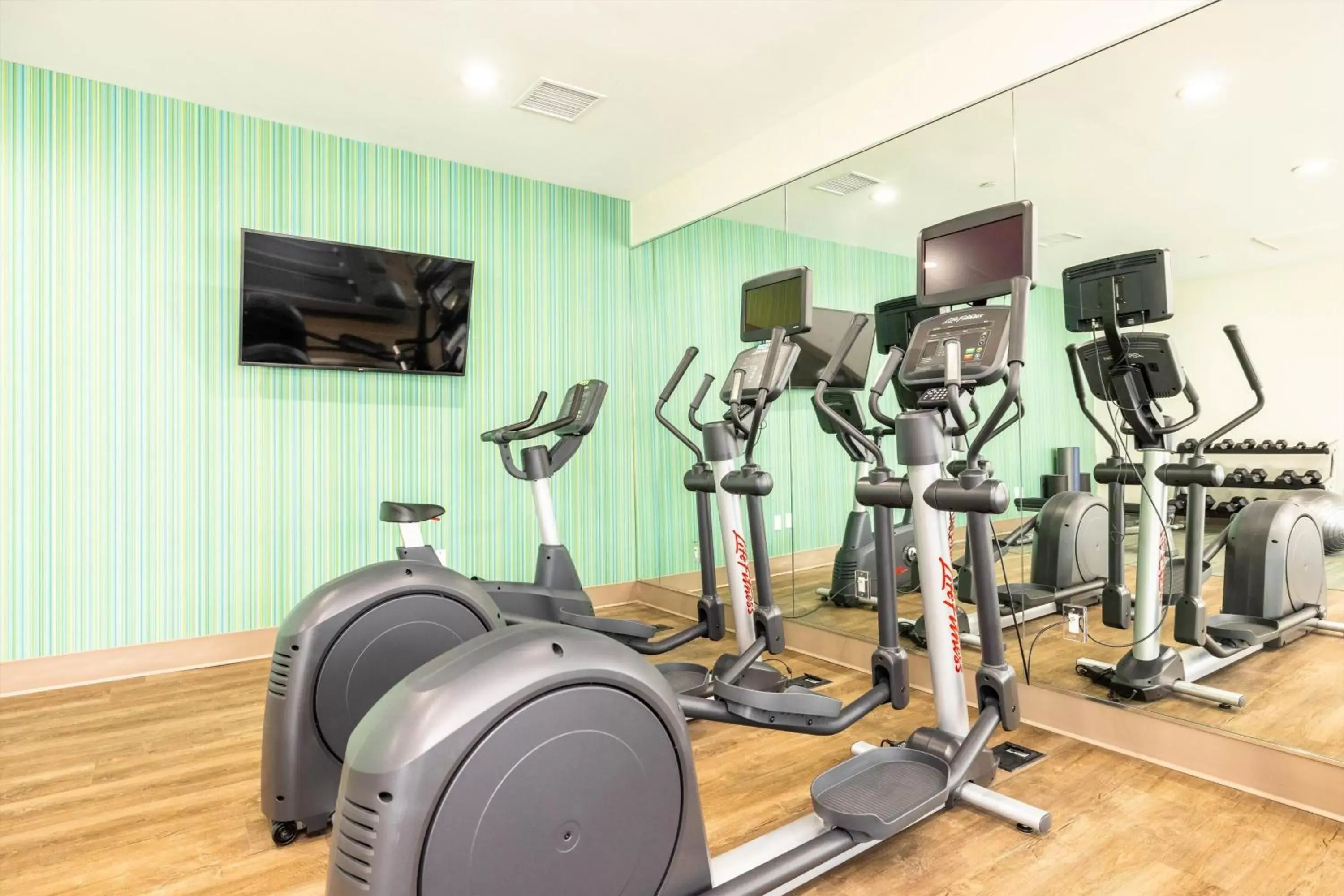 Fitness centre/facilities, Fitness Center/Facilities in Holiday Inn Express & Suites - San Jose Silicon Valley, an IHG Hotel