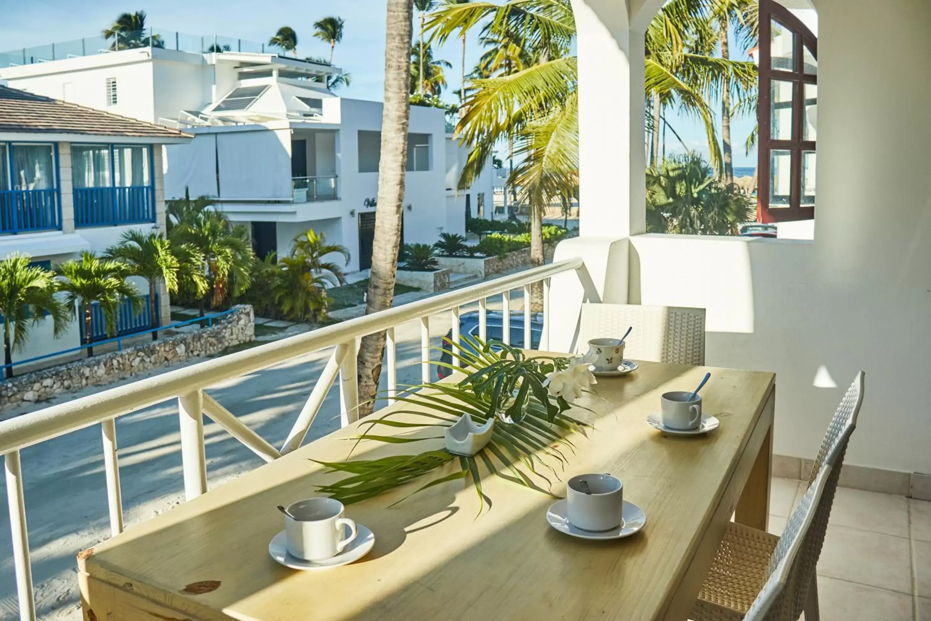 Balcony/Terrace in Flor del Mar Condo Punta Cana Beachfront