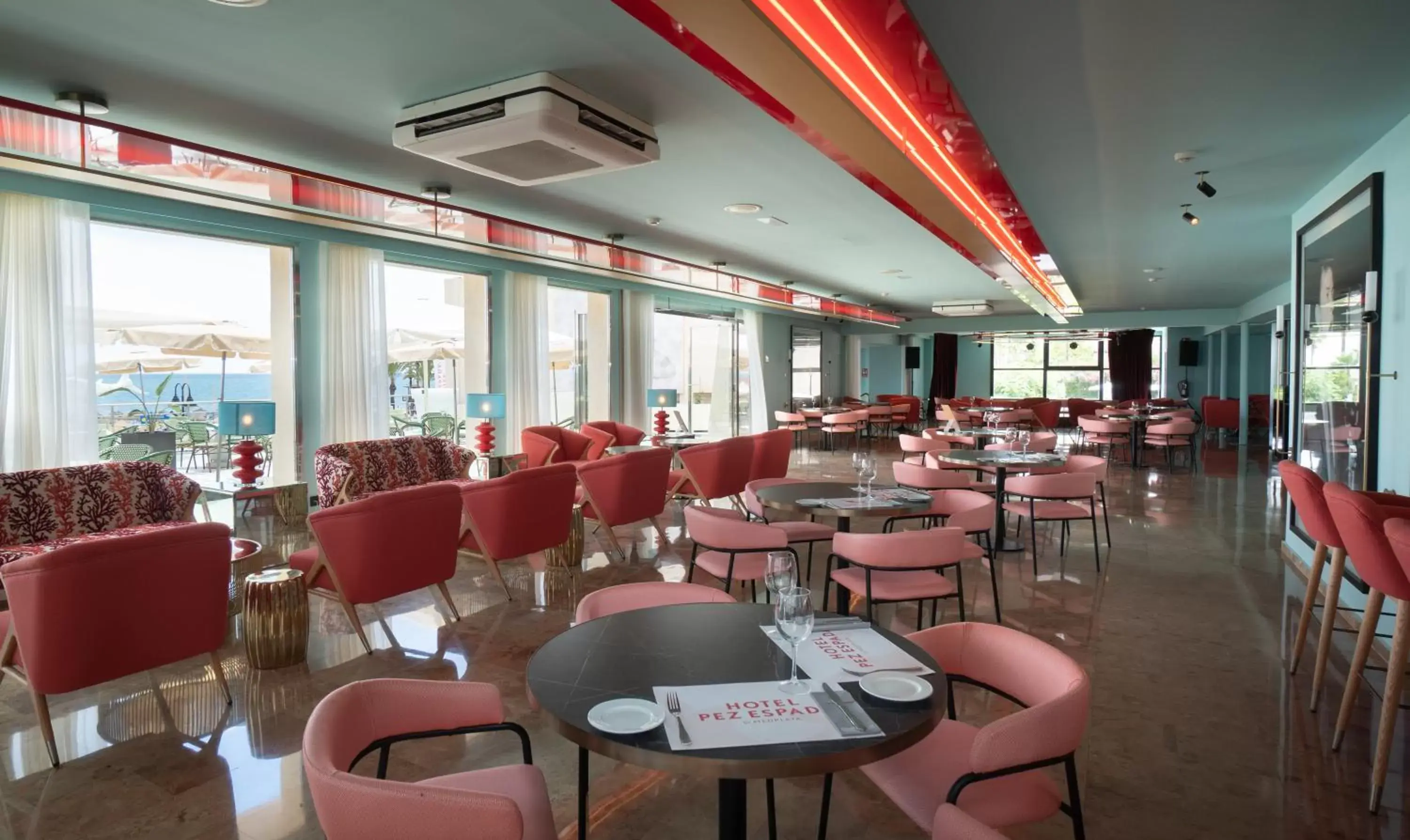 Lobby or reception, Restaurant/Places to Eat in Medplaya Hotel Pez Espada