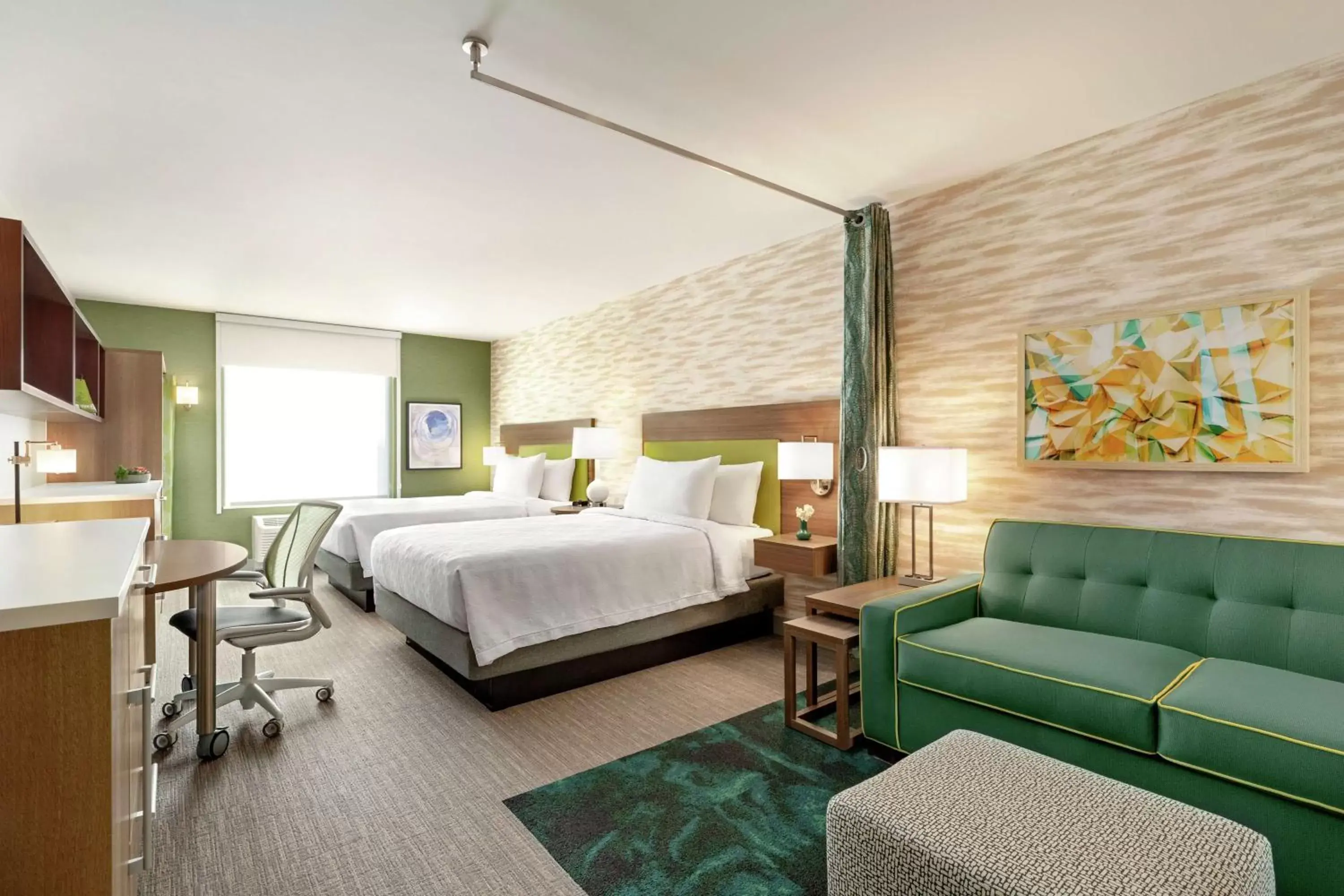 Bedroom, Bed in Home2 Suites By Hilton Scottsdale Salt River
