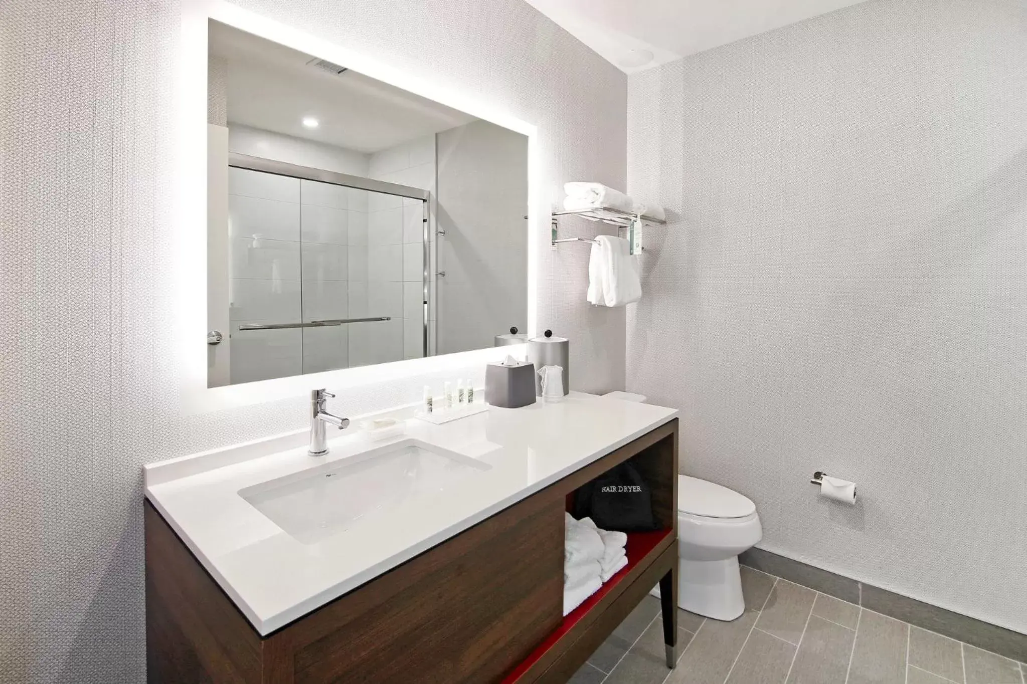 Photo of the whole room, Bathroom in Holiday Inn Hotel & Suites - Calgary Airport North, an IHG Hotel