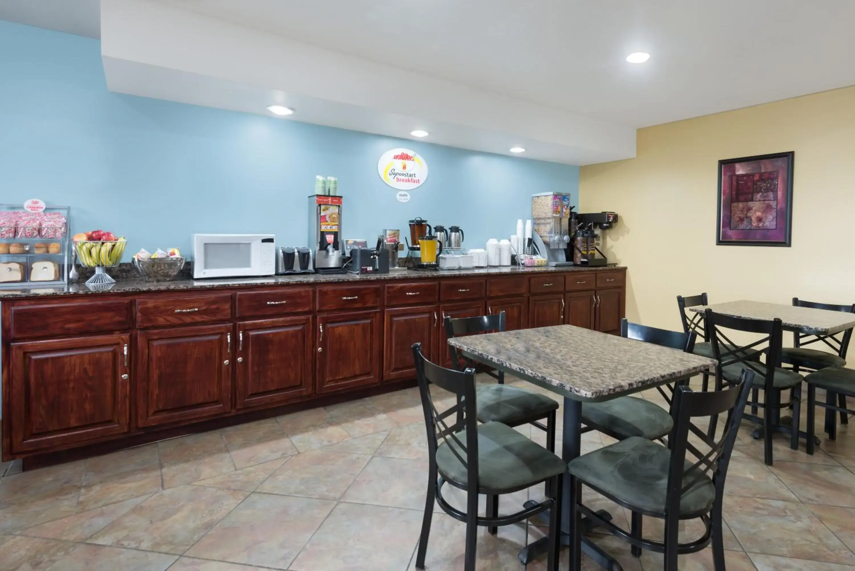 Continental breakfast in Super 8 by Wyndham Morgantown Continental breakfast in Super 8 by Wyndham Morgantown