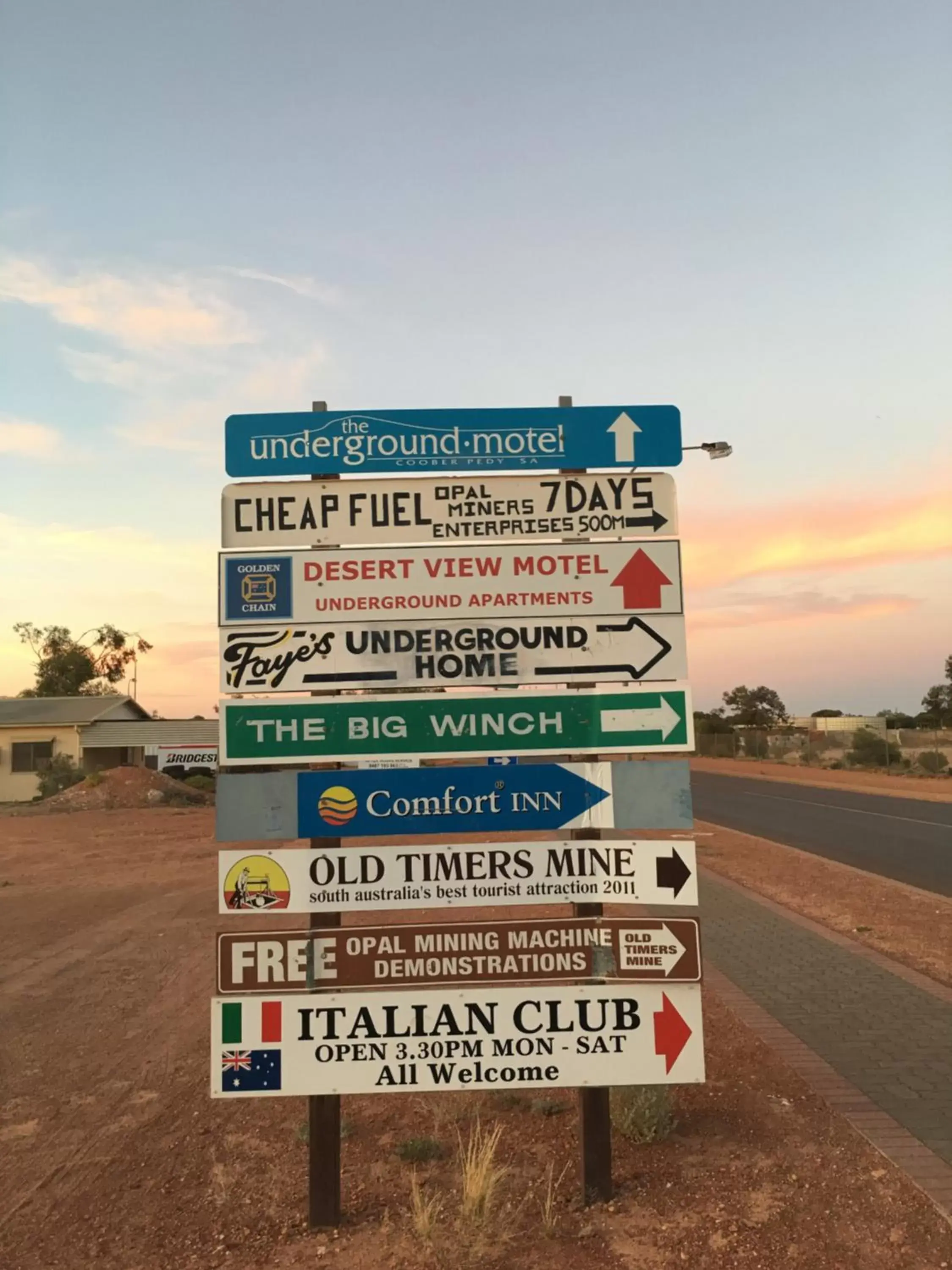 Nearby landmark in Desert Cave Hotel