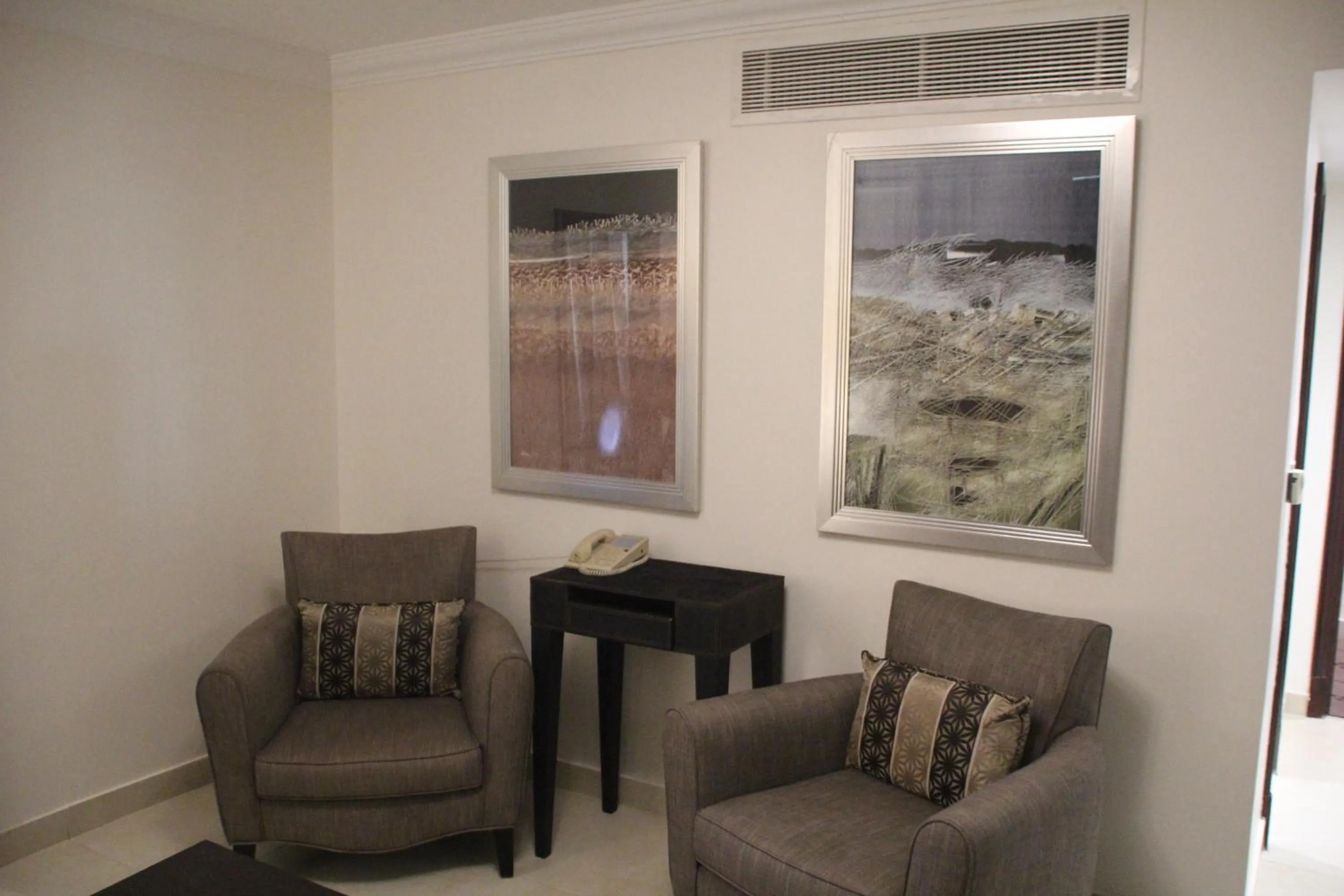 Seating area in Le Vendome Hotel