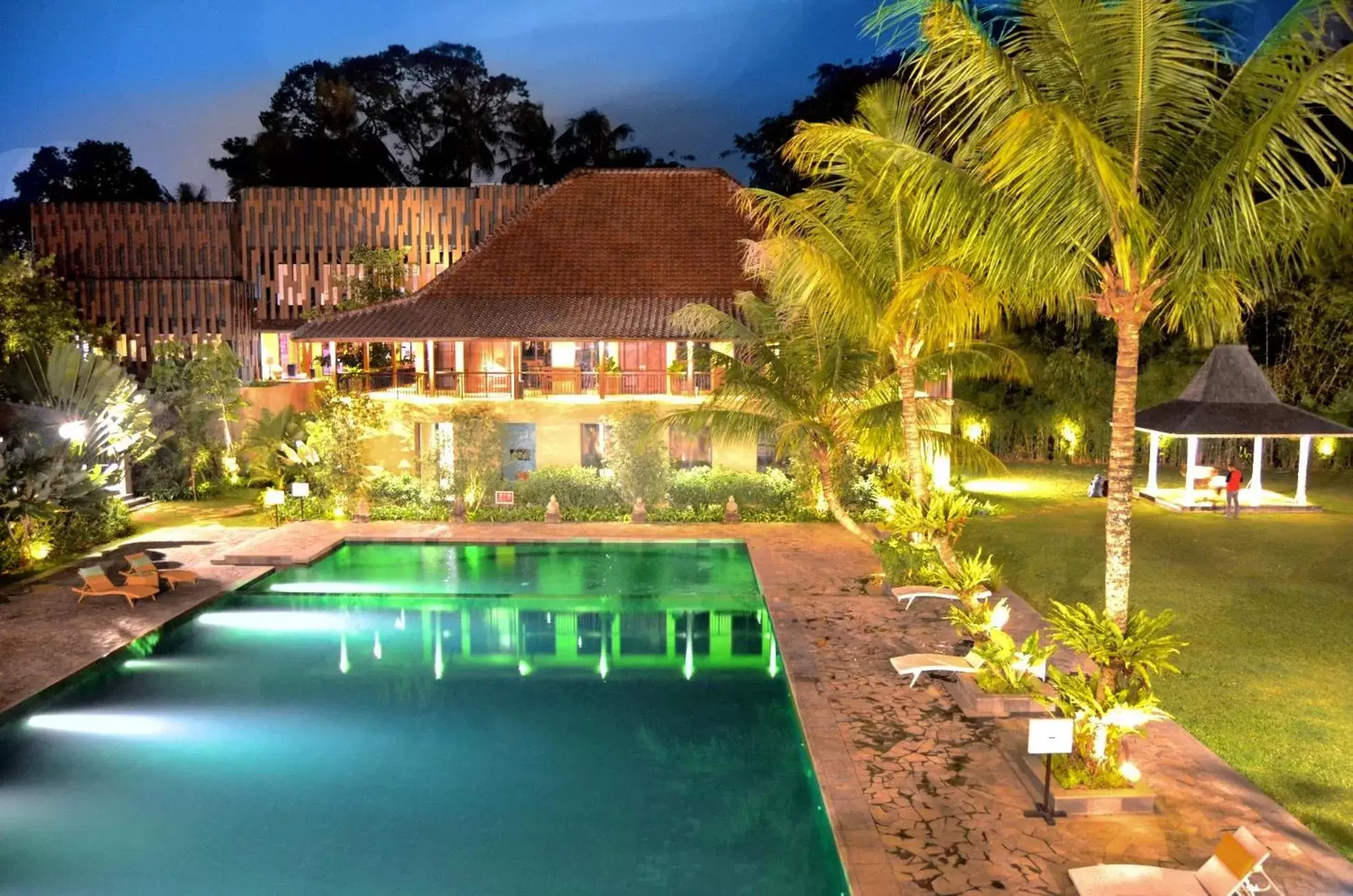 Pool view, Swimming Pool in Amanuba Hotel & Resort Rancamaya