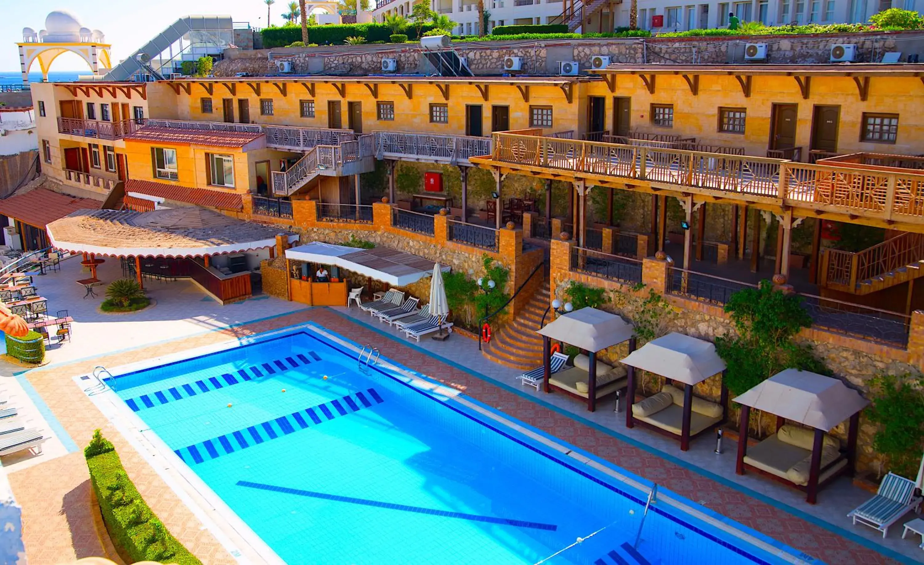 Swimming pool, Pool View in Naama Blue Hotel