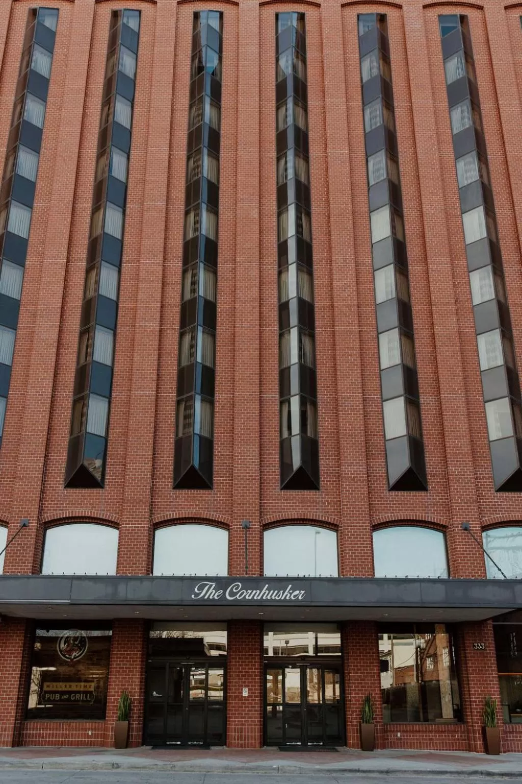 Property building in The Lincoln Marriott Cornhusker Hotel