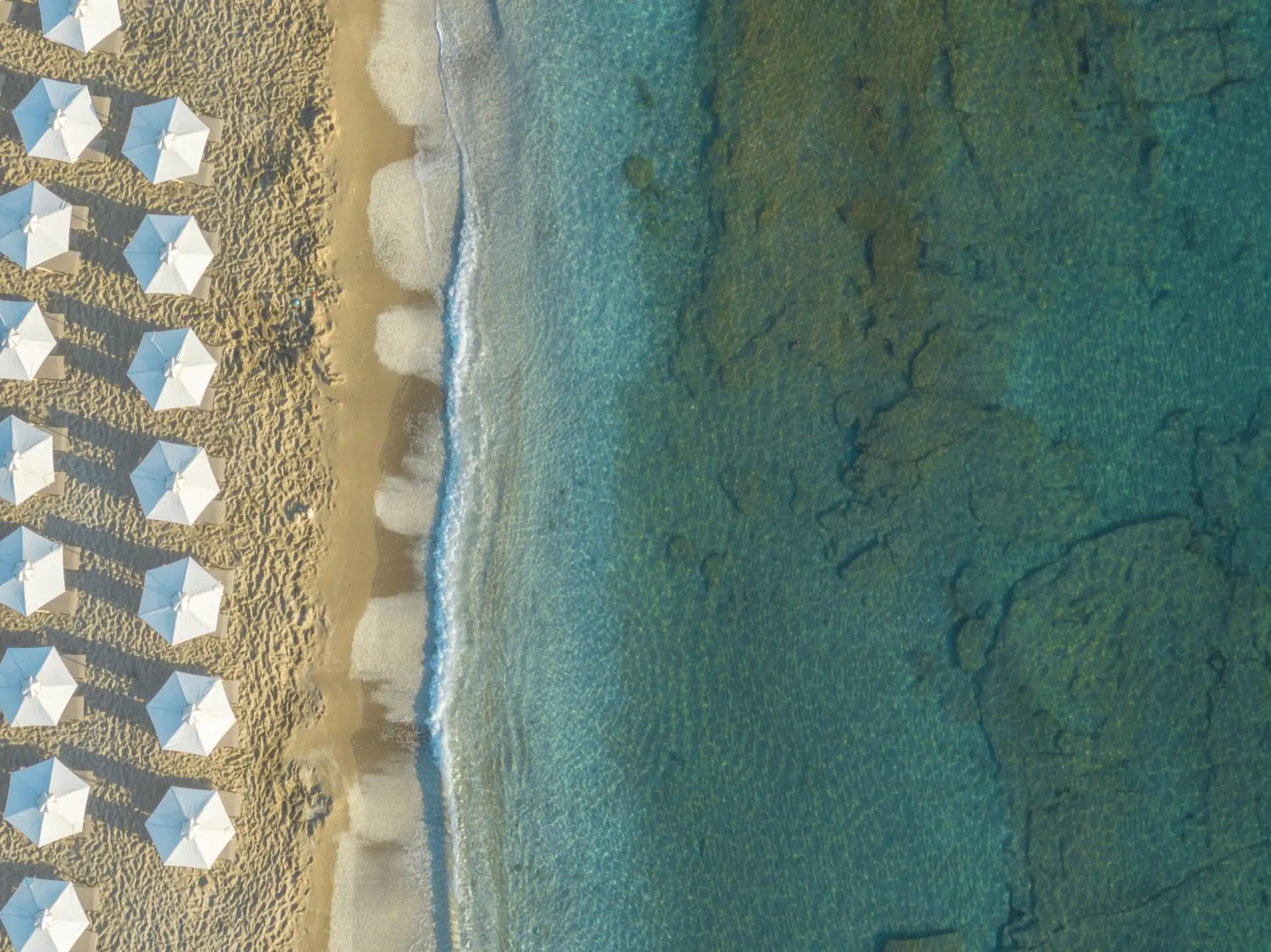 Beach, Bird's-eye View in Creta Maris Resort