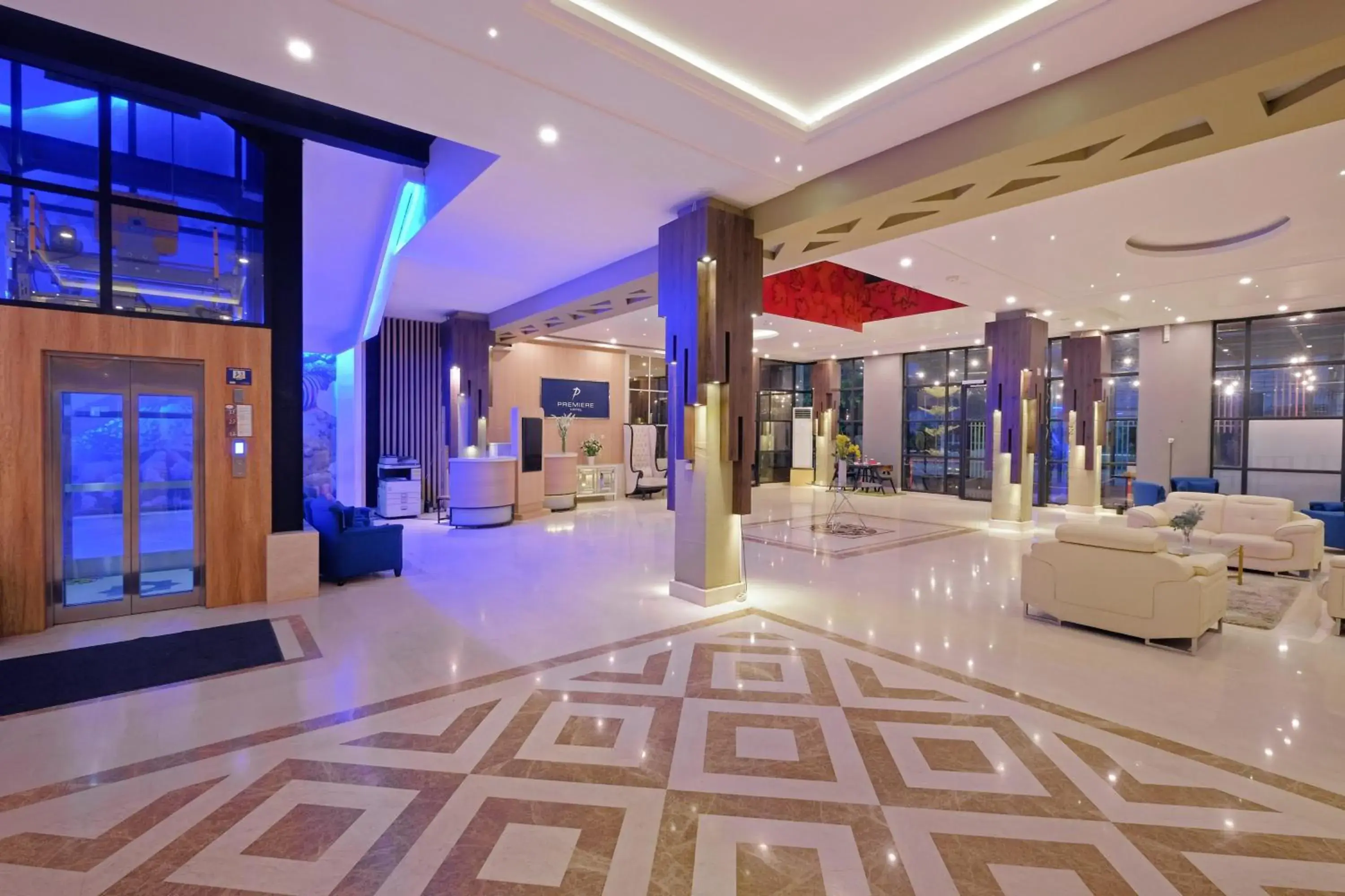 Living room in Premiere Hotel Tegal Living room in Premiere Hotel Tegal