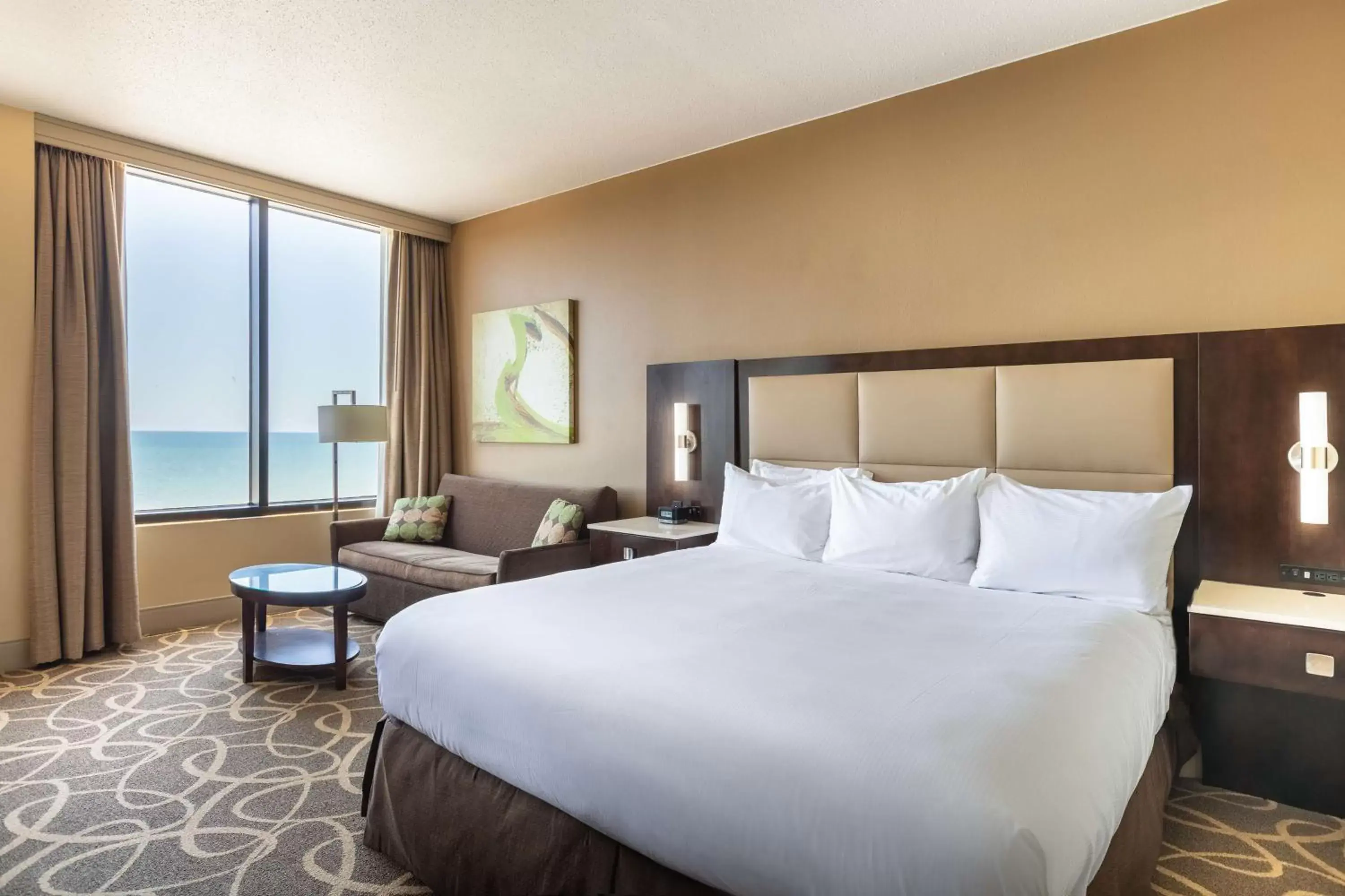Bed in Hilton Galveston Island Resort