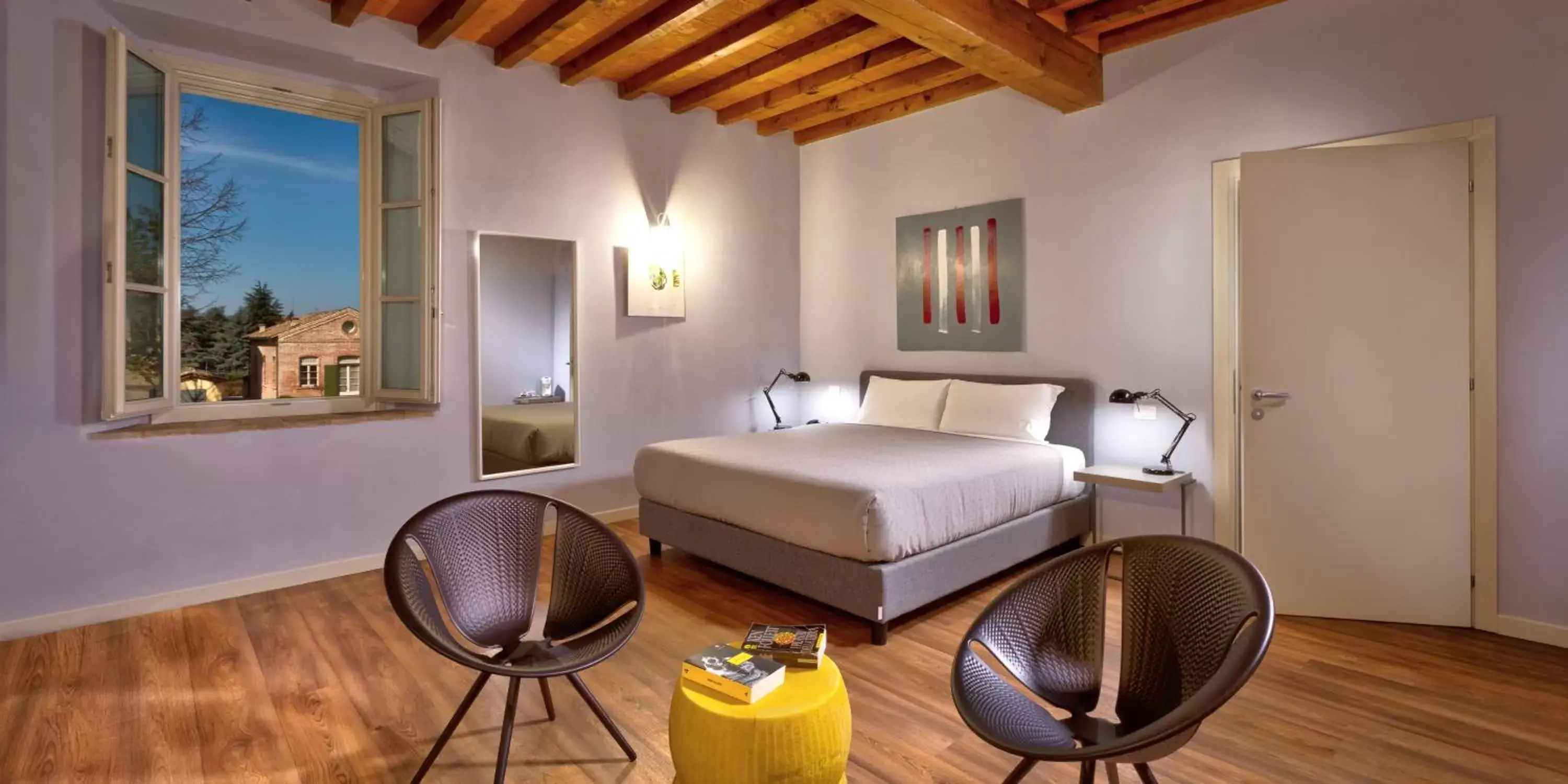 Bed in Hotel Cortaccia Sanvitale