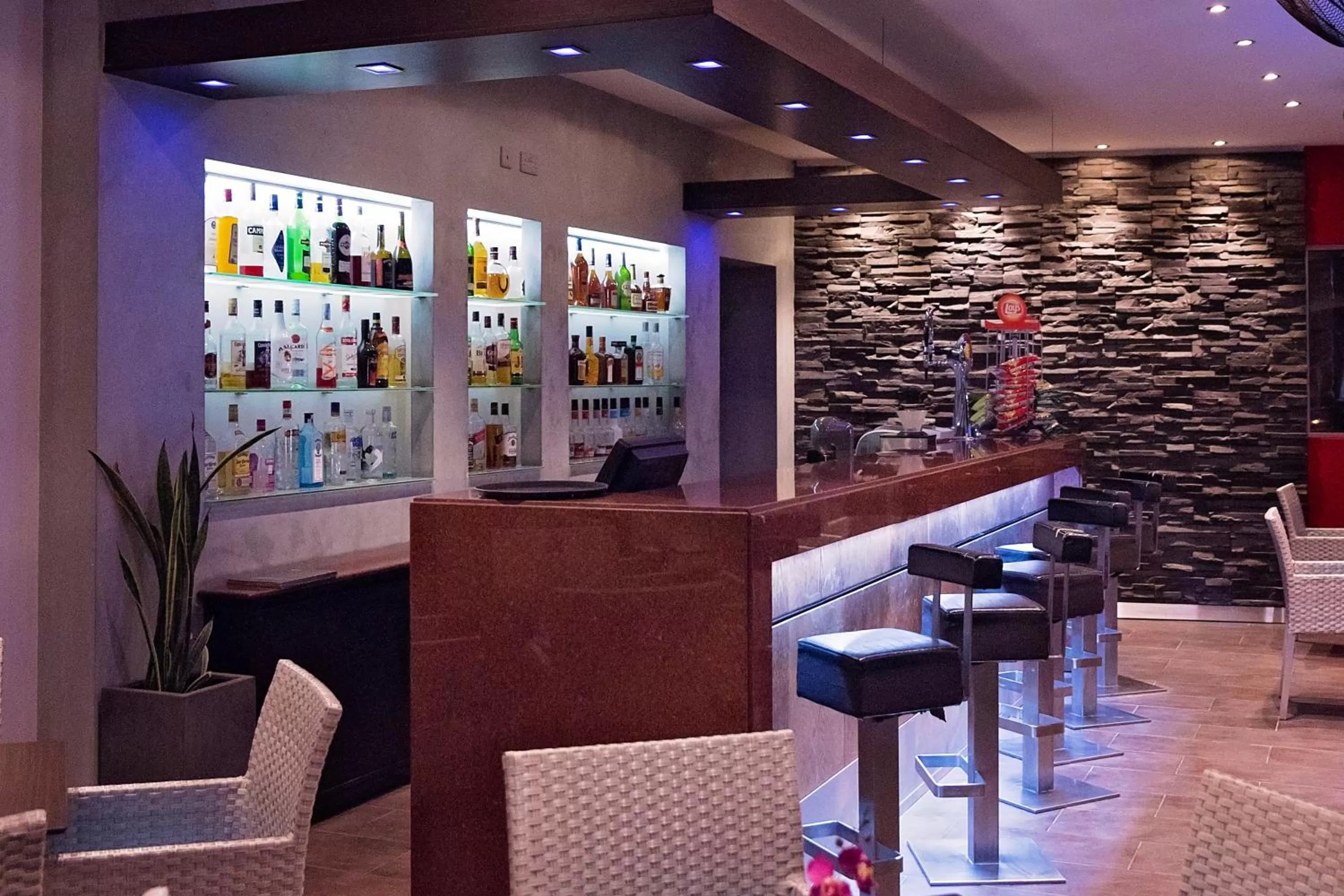 Lounge or bar in Pyramos Hotel