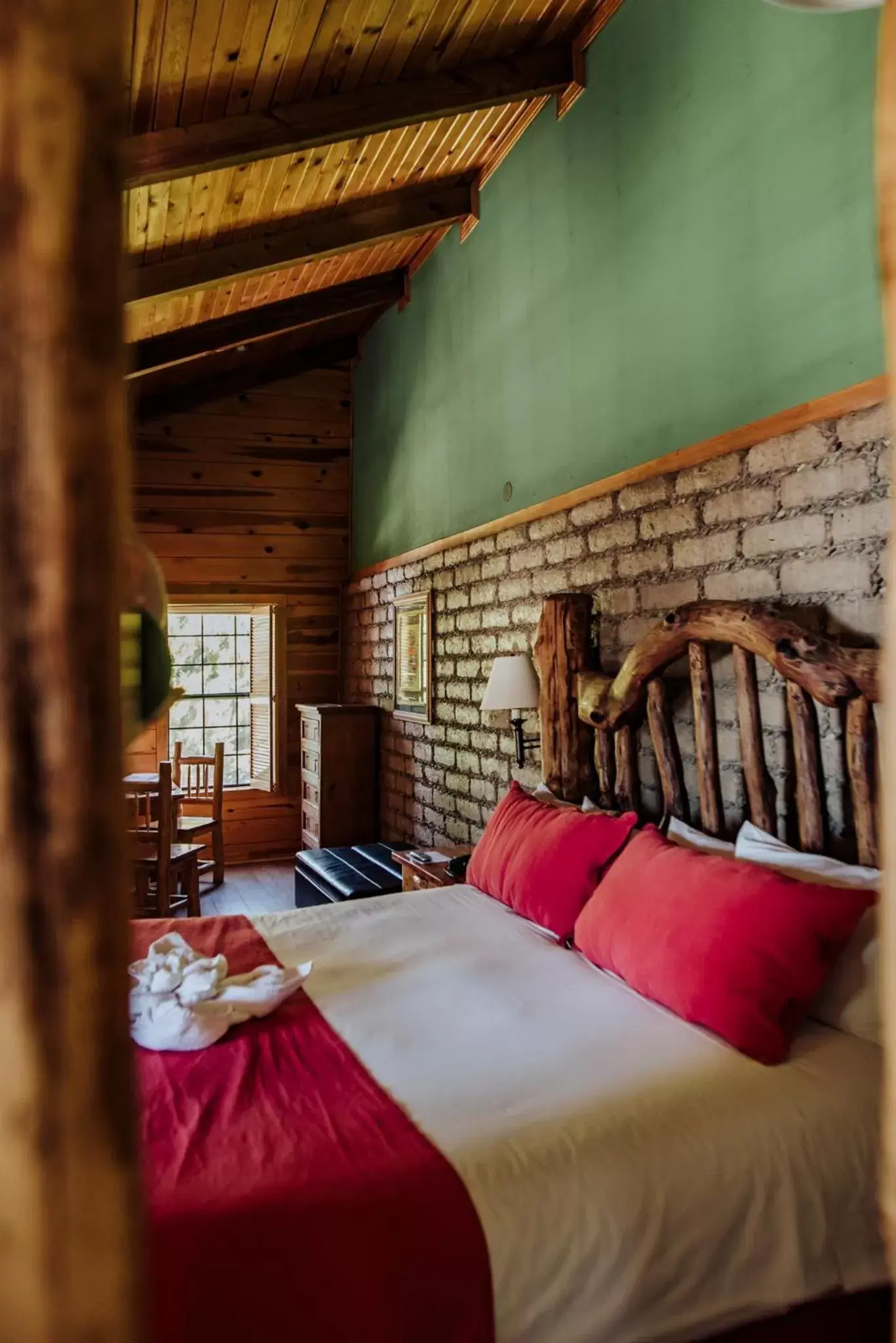 Photo of the whole room, Bed in The Lodge At Creel Eco - Hotel & Spa