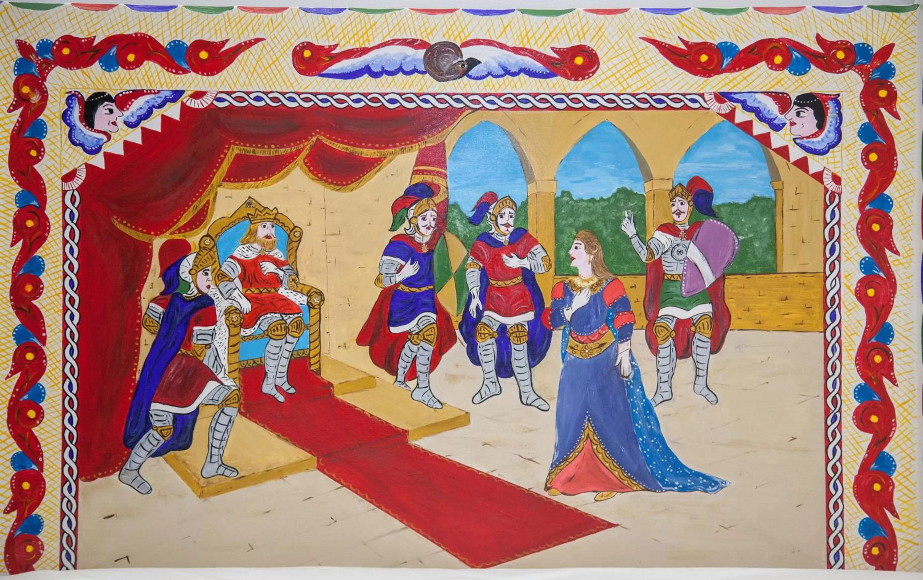 Decorative detail in Tra Le Braccia di Morfeo