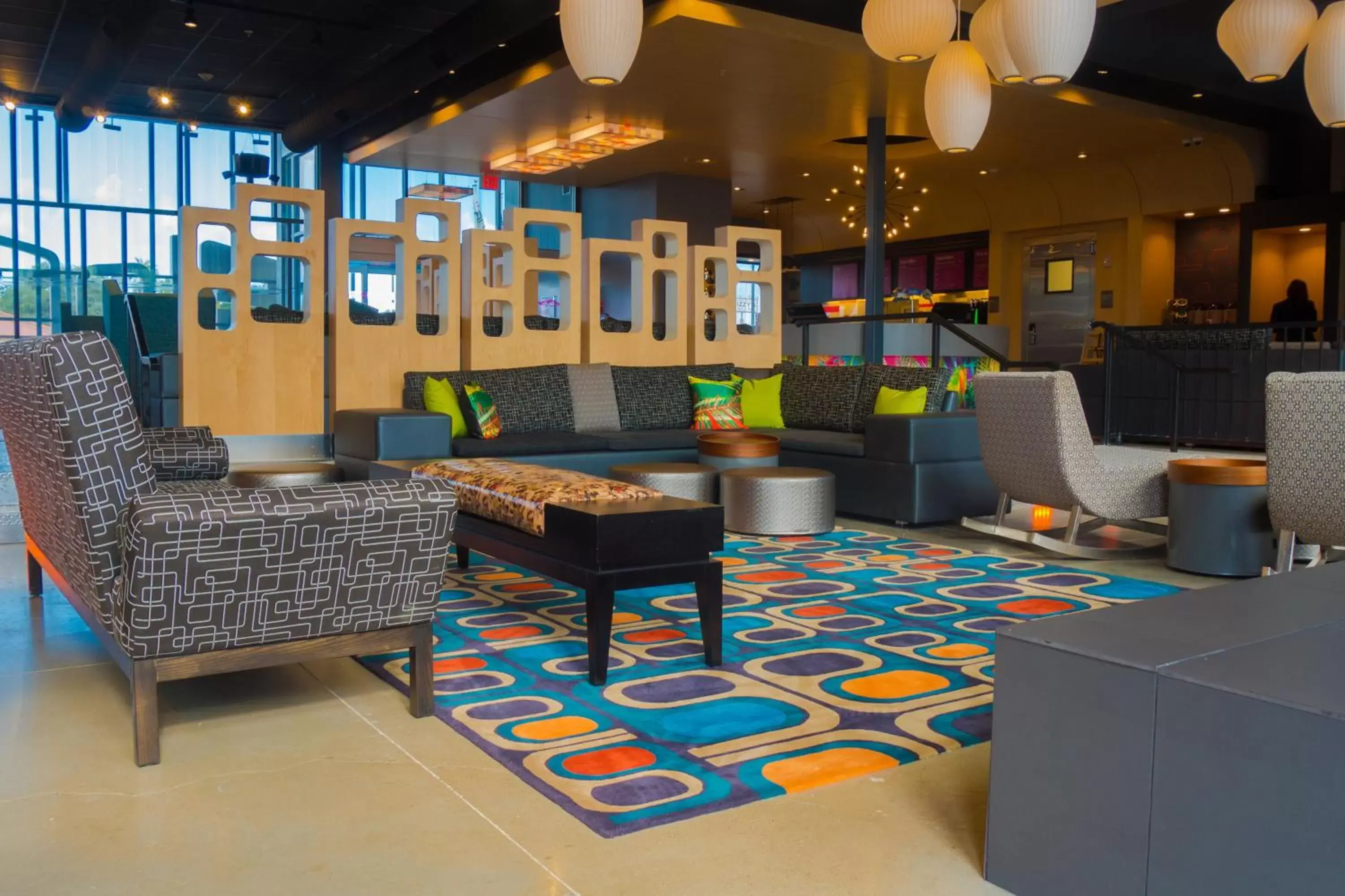 Lounge or bar, Lobby/Reception in Aloft Corpus Christi