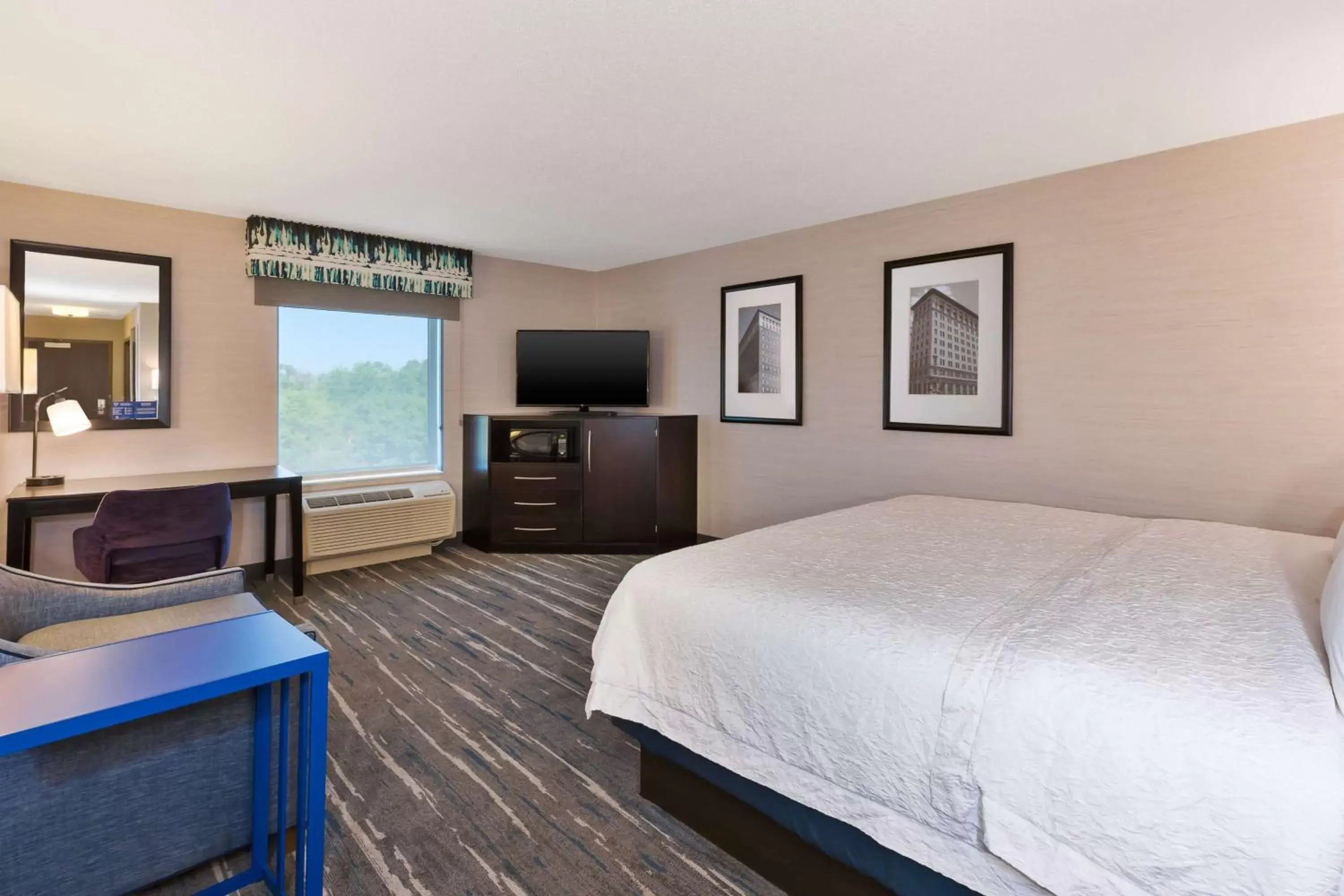 Bedroom, Bed in Hampton Inn and Suites Flint/Grand Blanc