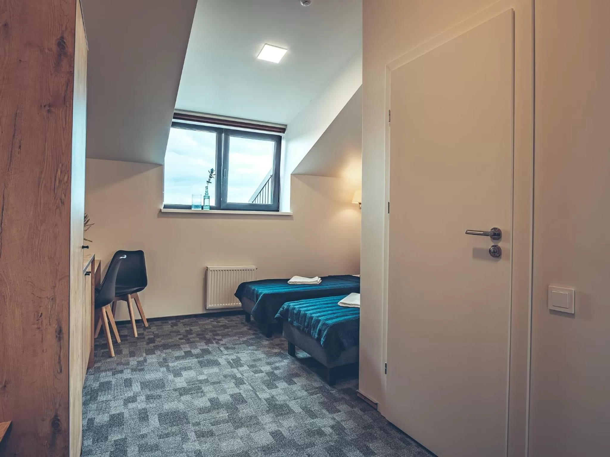 Photo of the whole room, Bed in SELF CHECK-IN Hotel Railway Apartments
