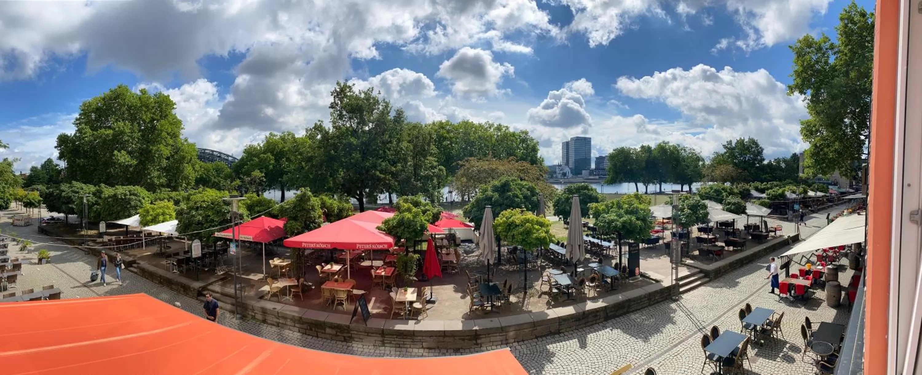 River view in Hotel Drei Kronen