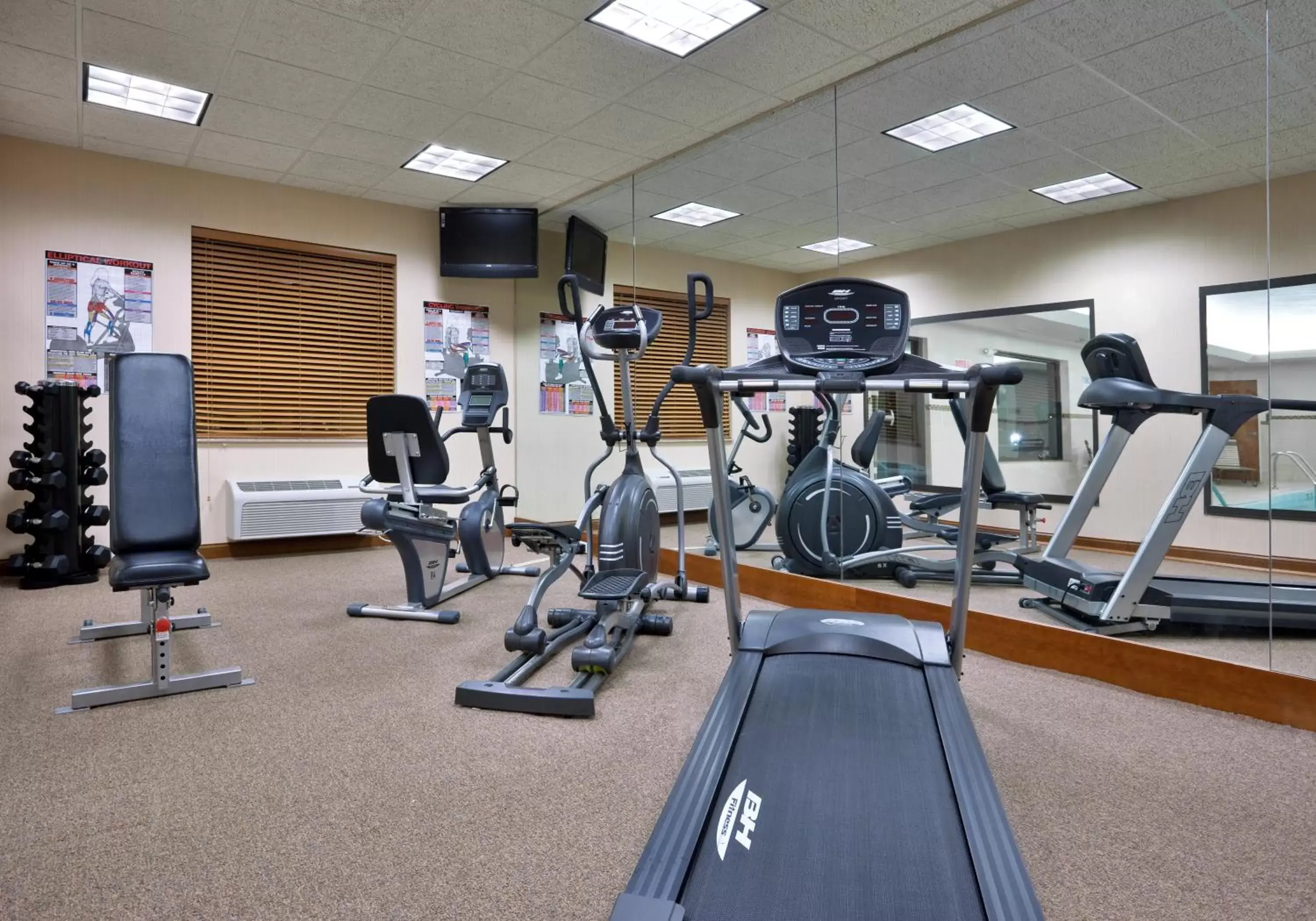 Fitness centre/facilities, Fitness Center/Facilities in Holiday Inn Express Hotel & Suites Tipp City, an IHG Hotel