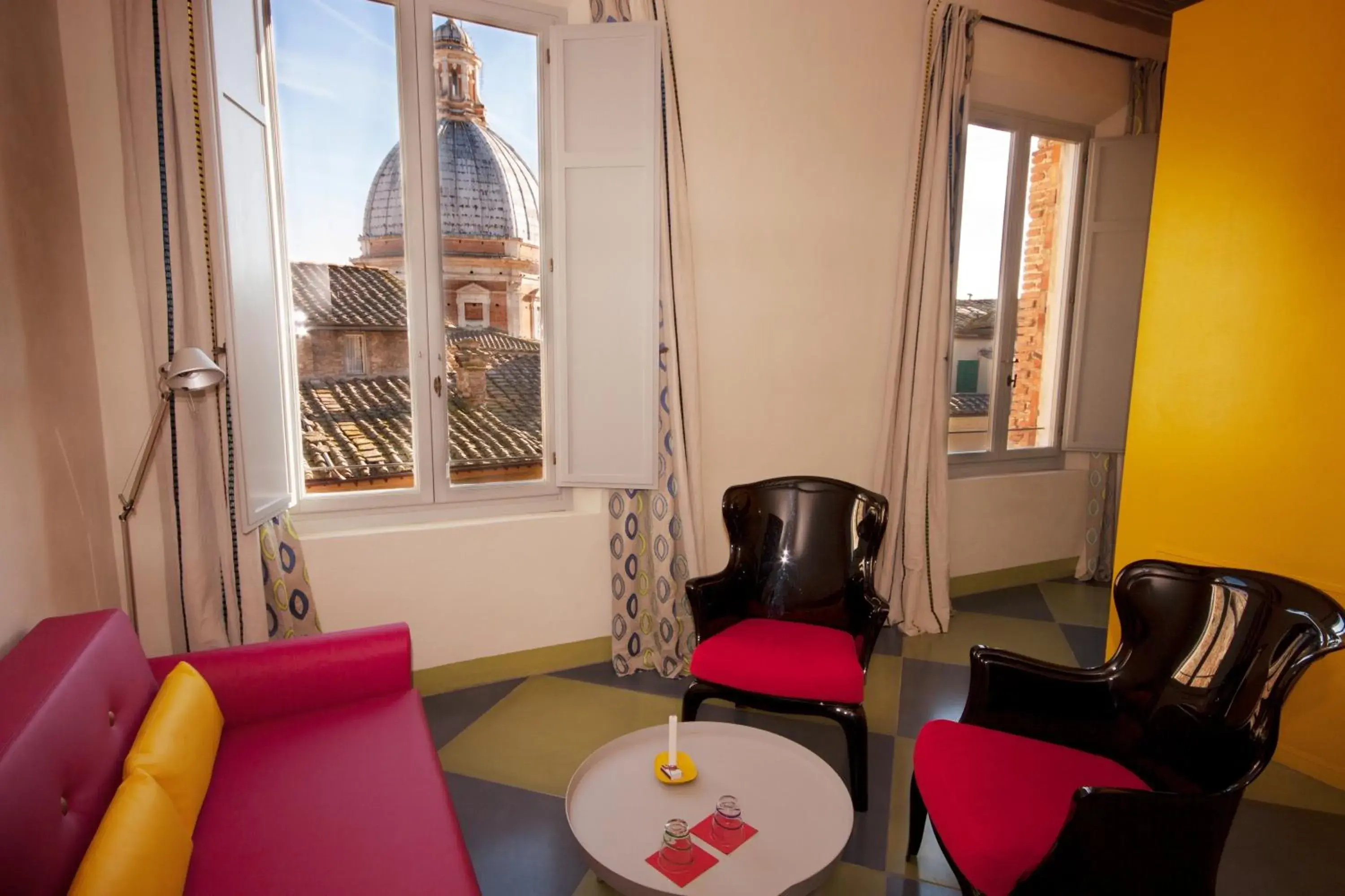 View (from property/room), Seating Area in Palazzetto Rosso - Art Hotel