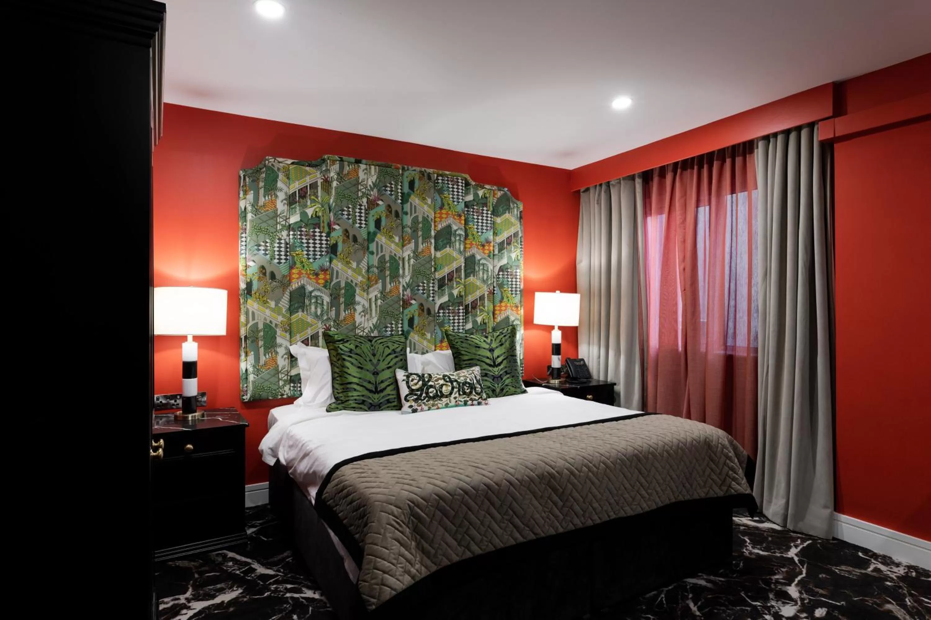 Bed in Elephant Rock Hotel