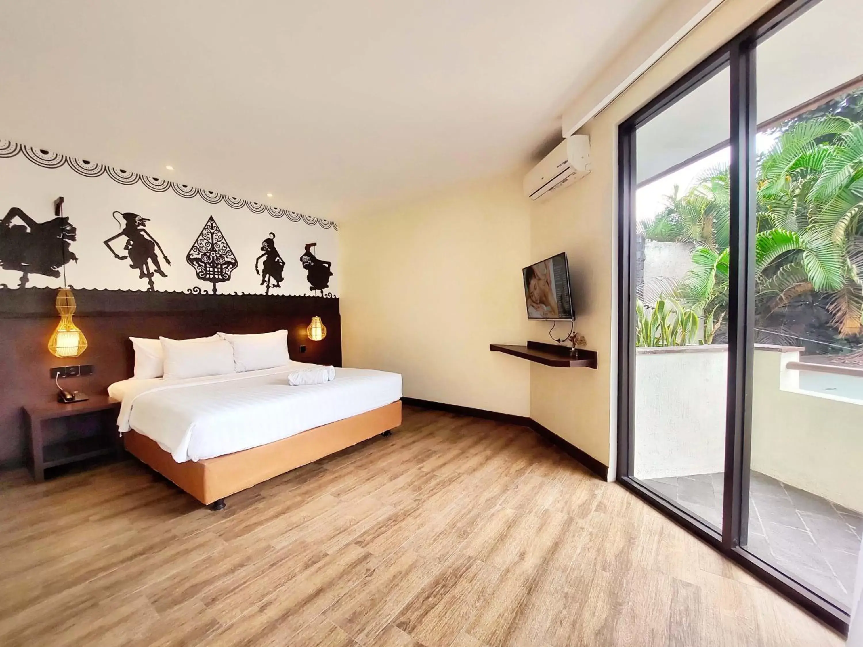 Bed in The Batu Hotel & Villas