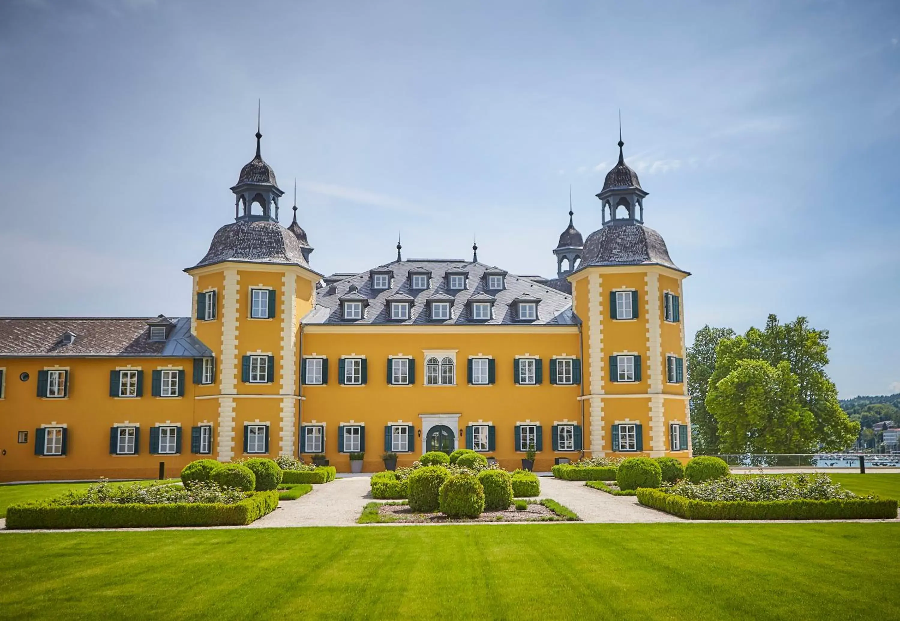 Property Building in Falkensteiner Schlosshotel Velden – The Leading Hotels of the World