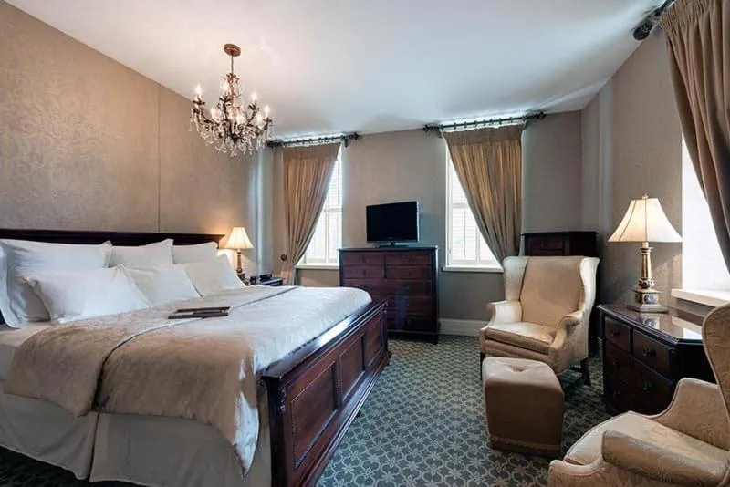 Photo of the whole room, Bed in Nicollet Island Inn