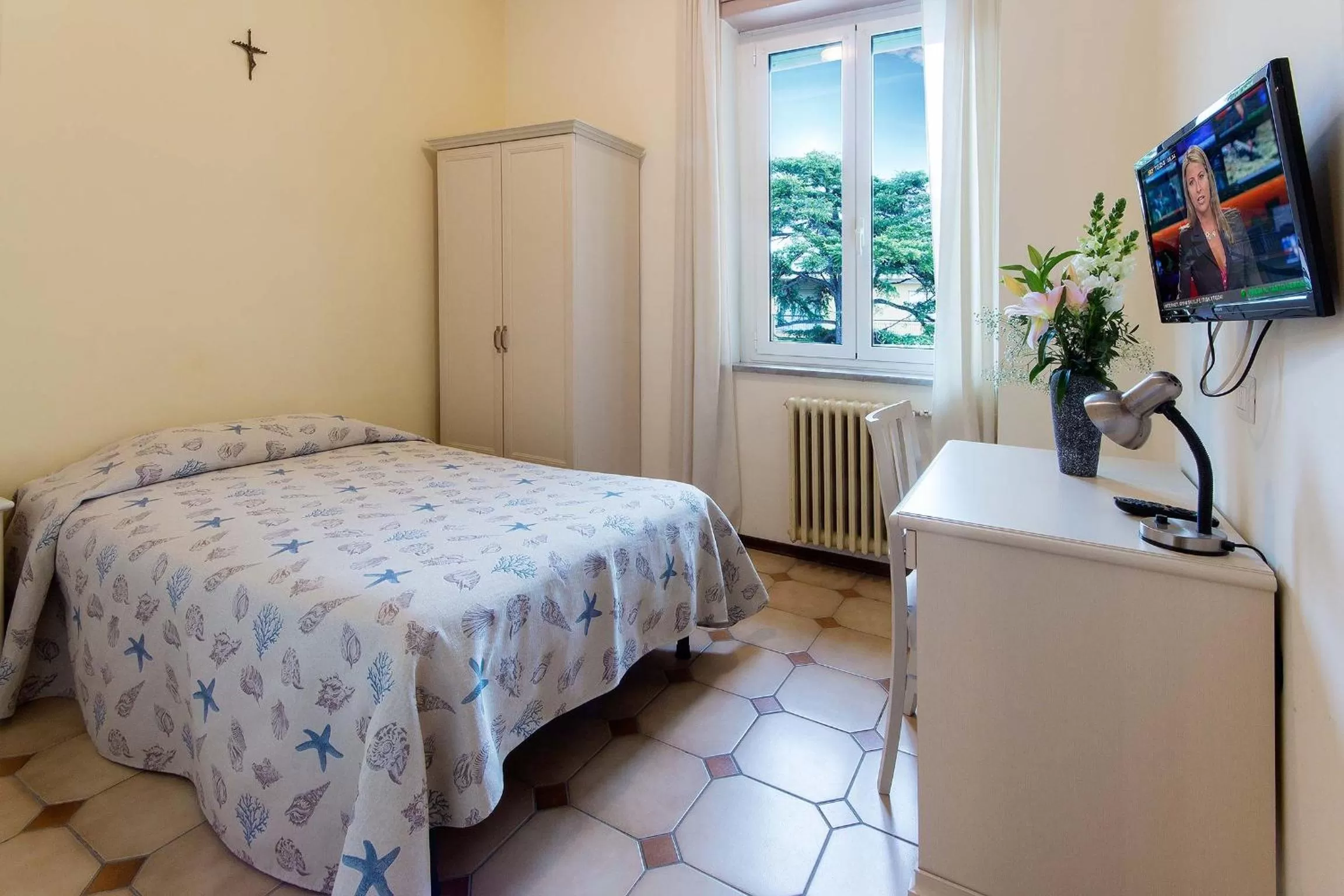 Bed in Hotel Villa San Giuseppe