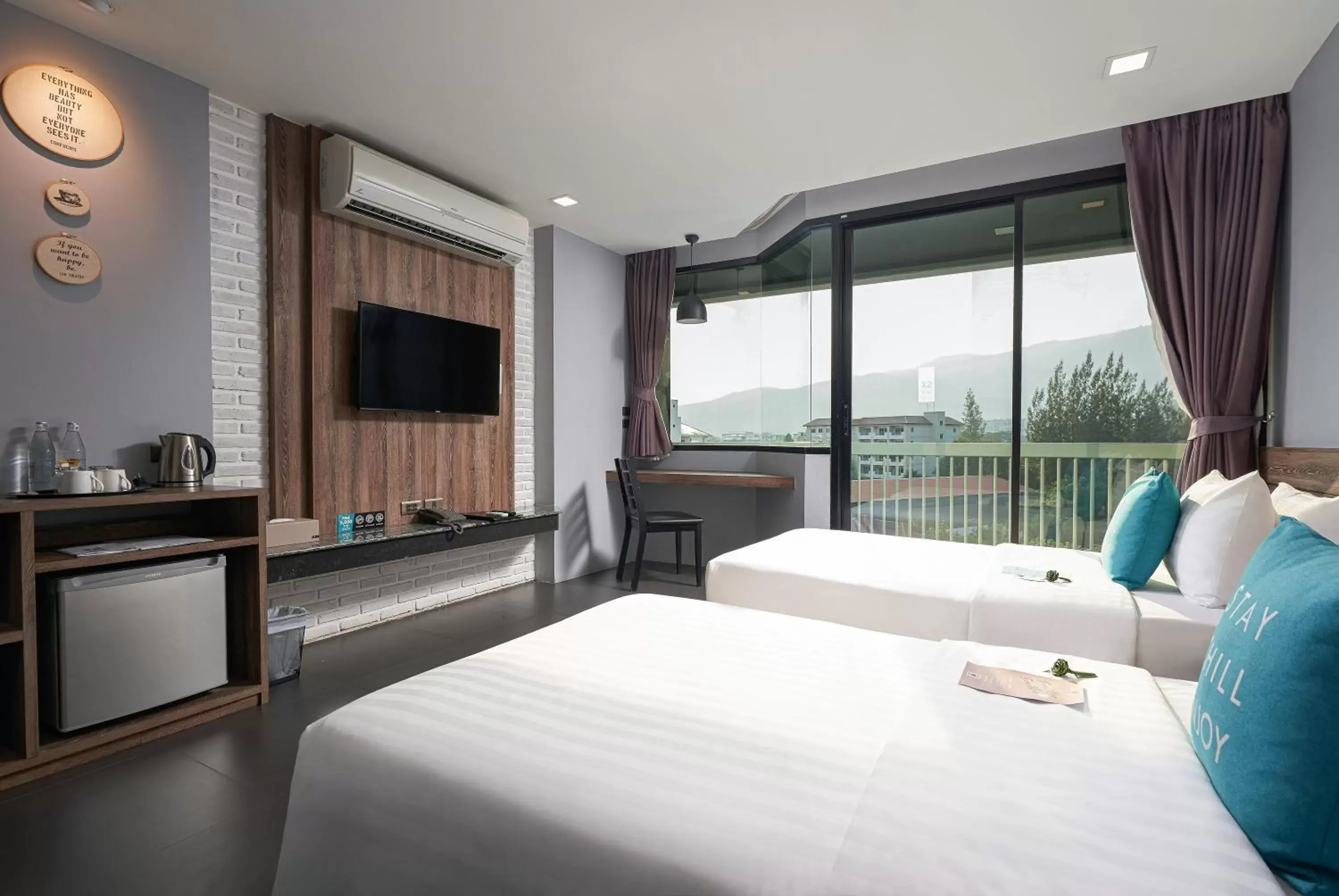 Mountain view in Cross Vibe Chiang Mai Decem Nimman Hotel - formerly X2 Vibe Chiang Mai Decem - SHA Extra Plus