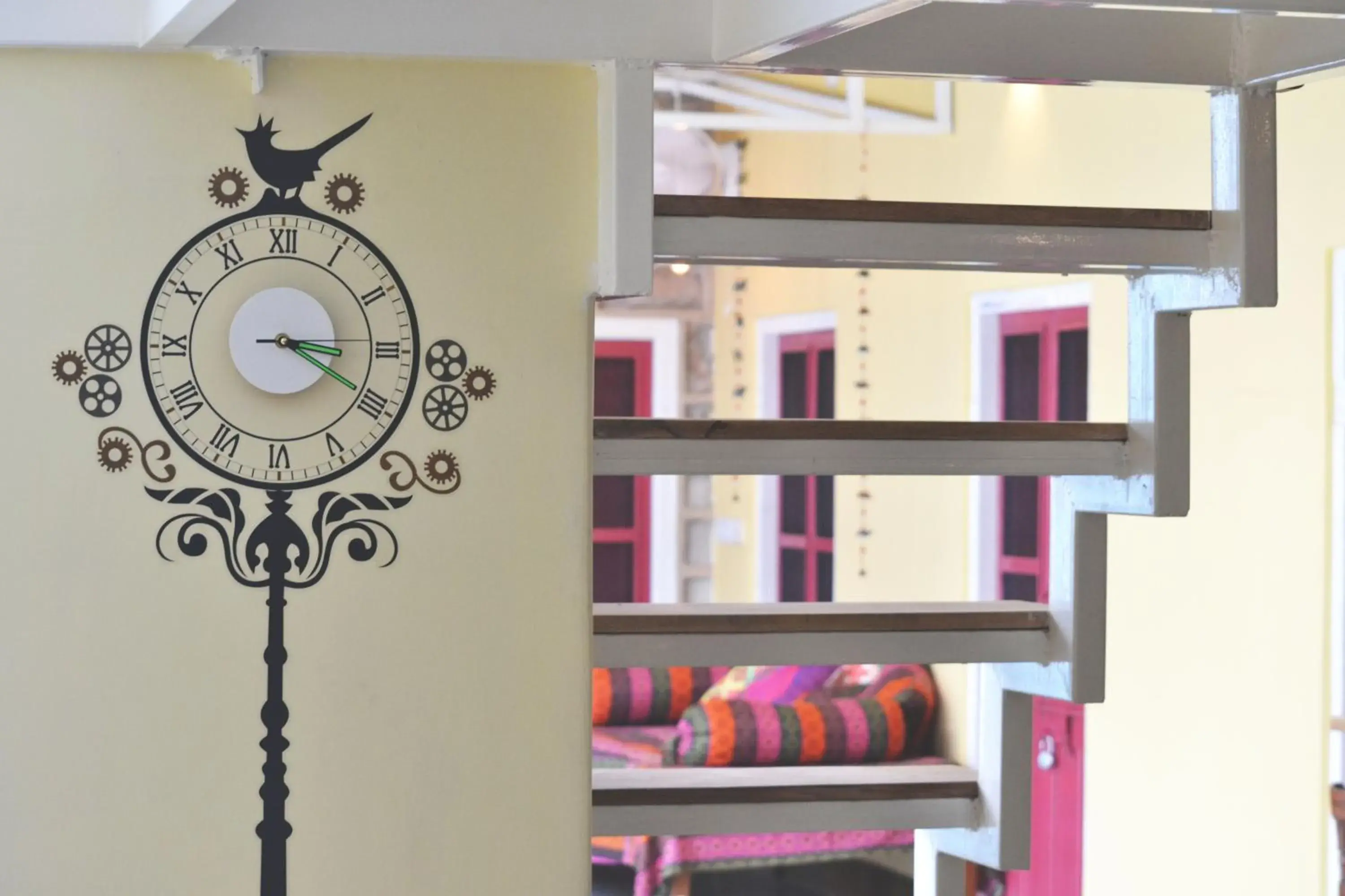 Decorative detail in Jaipur Jantar Hostel