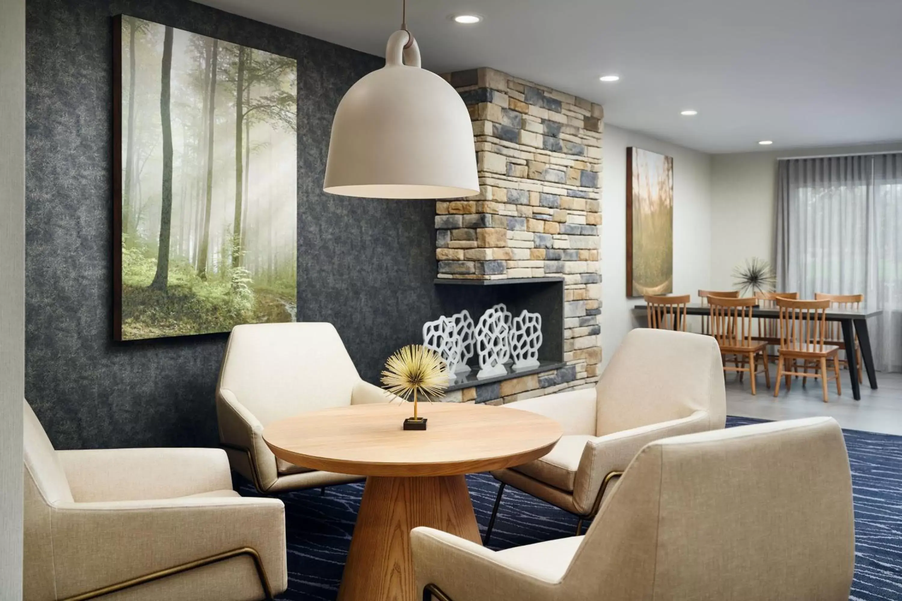 Lobby or reception, Seating Area in Fairfield Inn & Suites Auburn Opelika