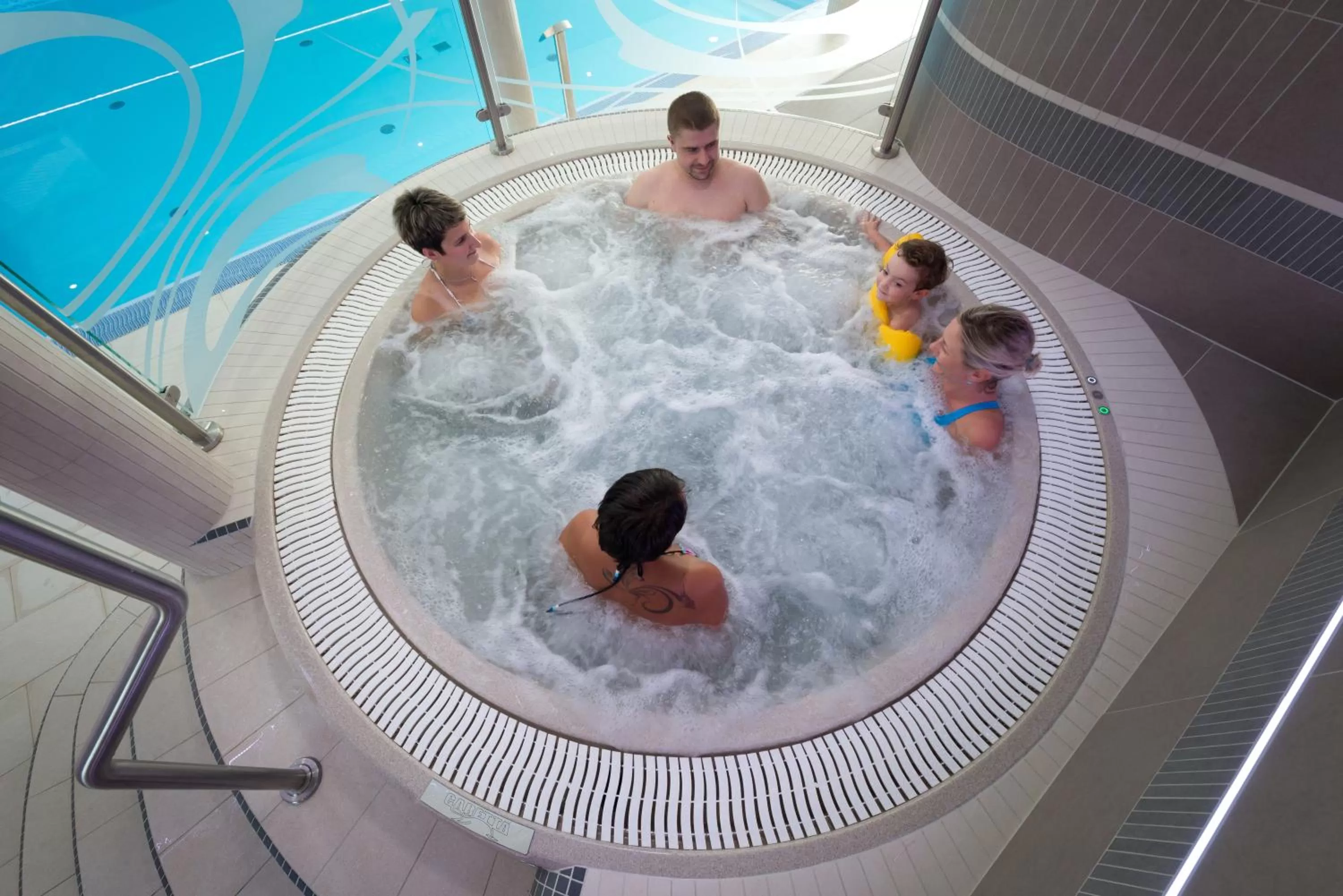 Hot Tub in Wellness penzion Medličky