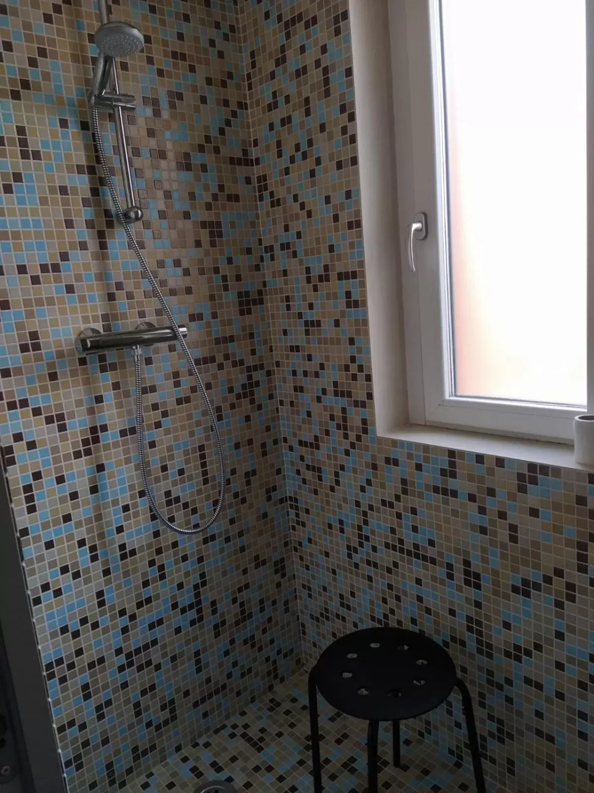 Bathroom in open