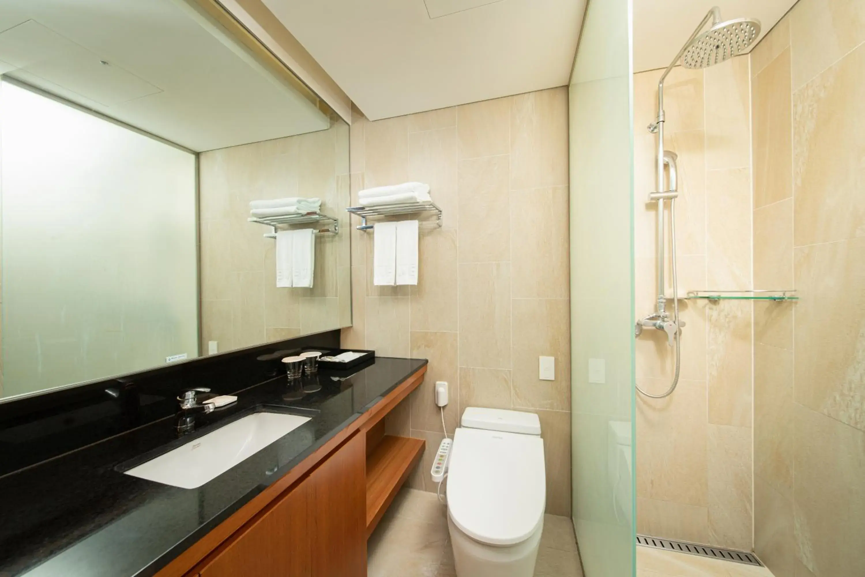 Toilet, Bathroom in We Hotel Jeju