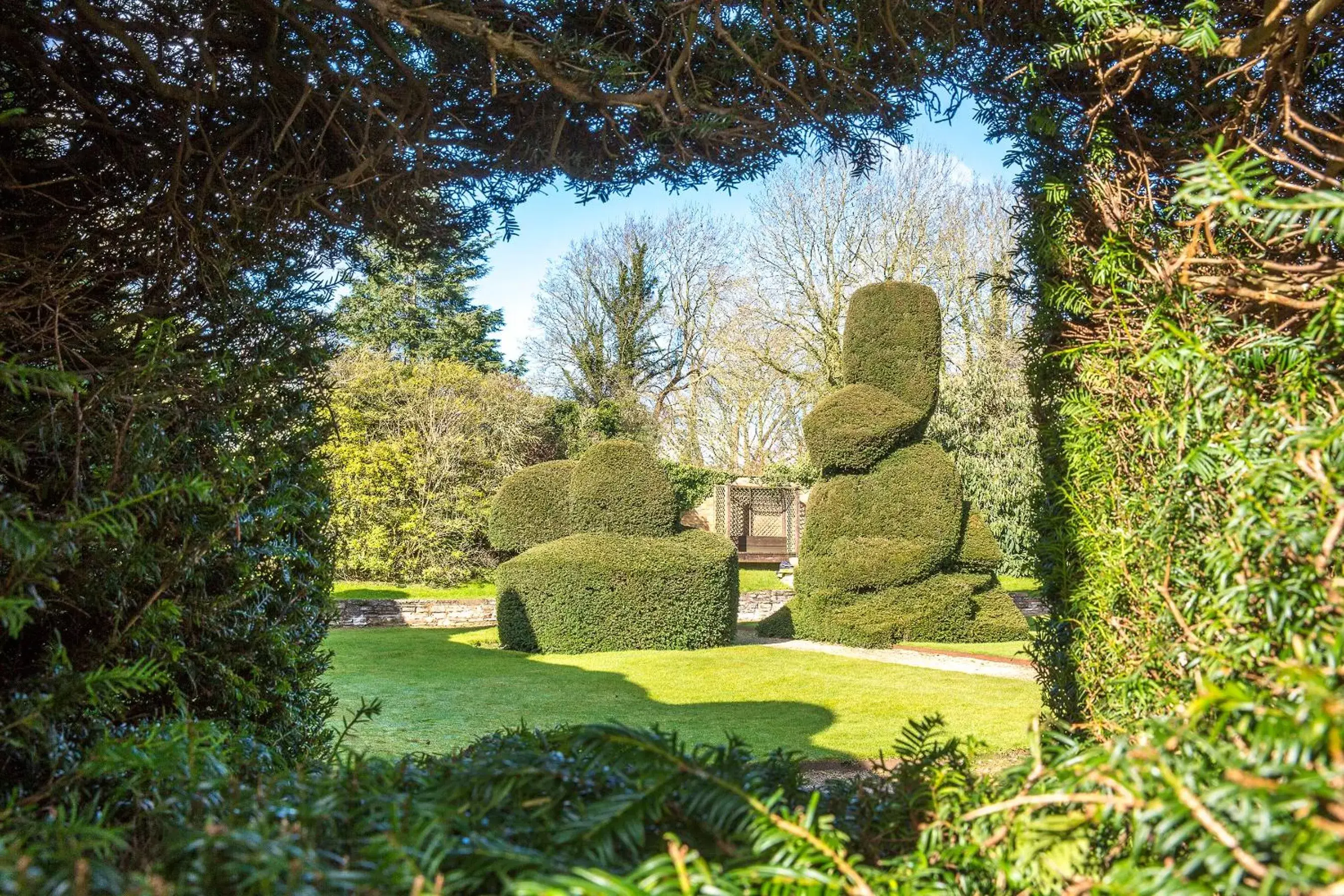 Garden in The Billesley Manor Hotel