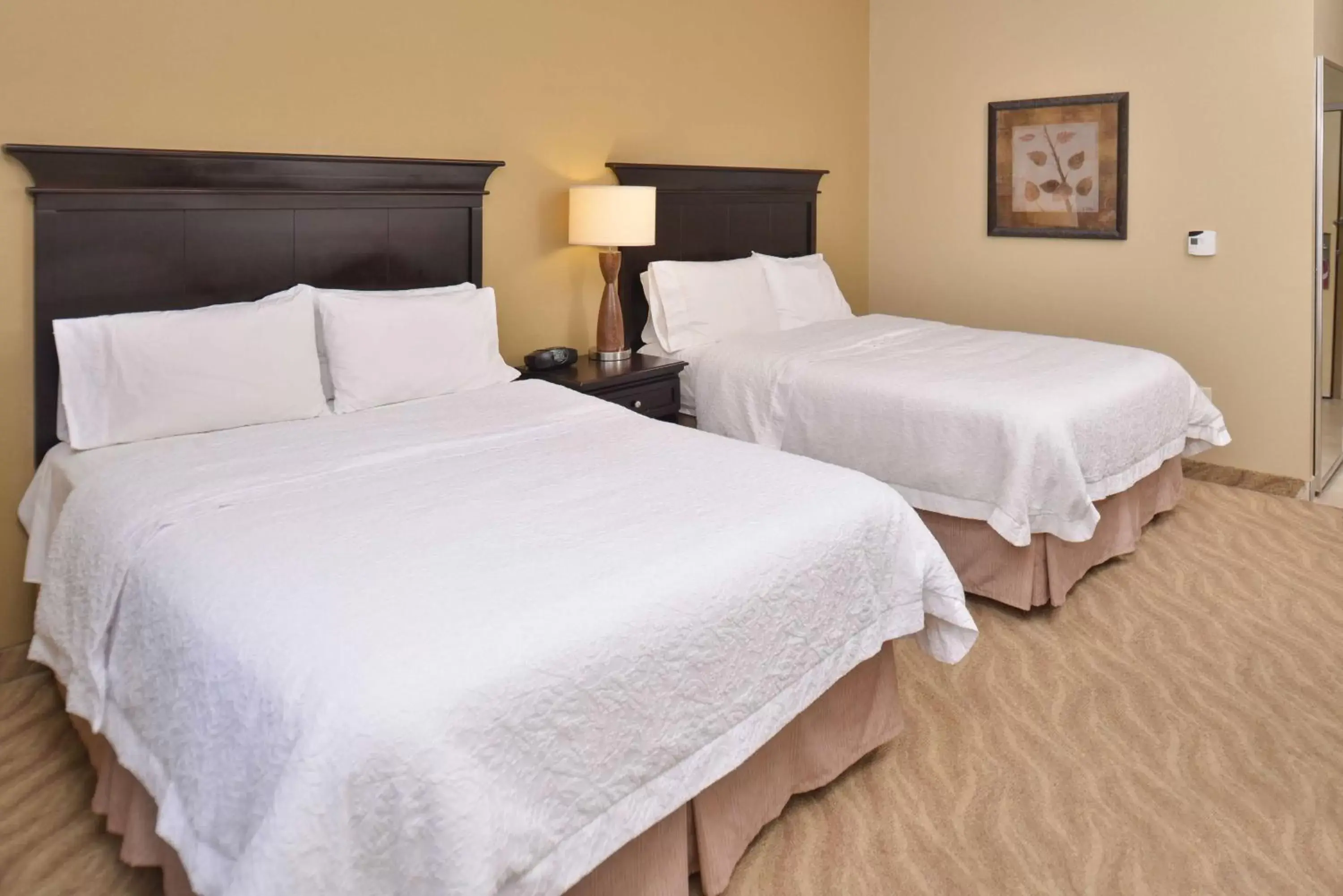 Bed in Hampton Inn Van Horn Bed in Hampton Inn Van Horn