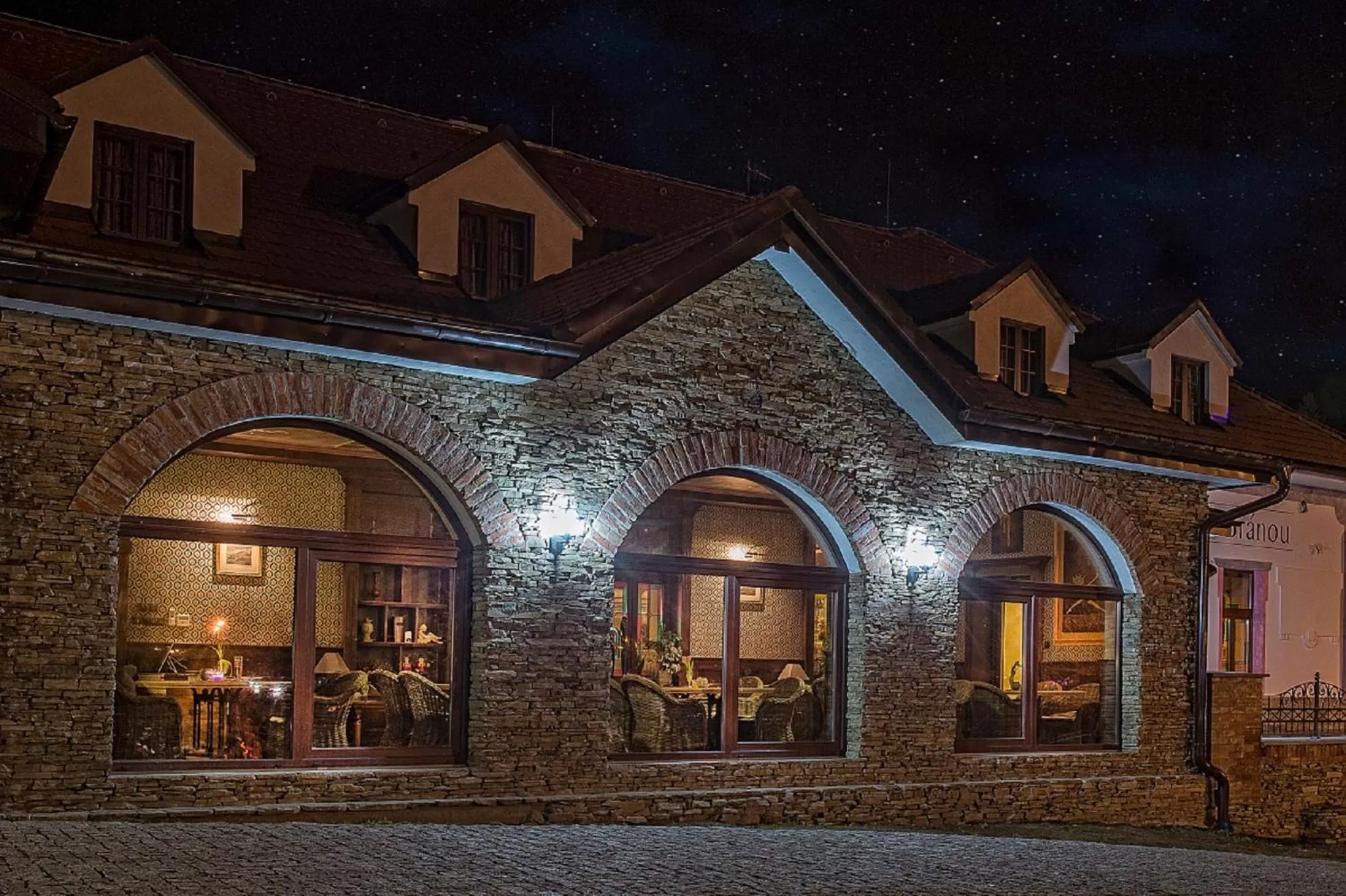 Night in Hotel Pod Bránou