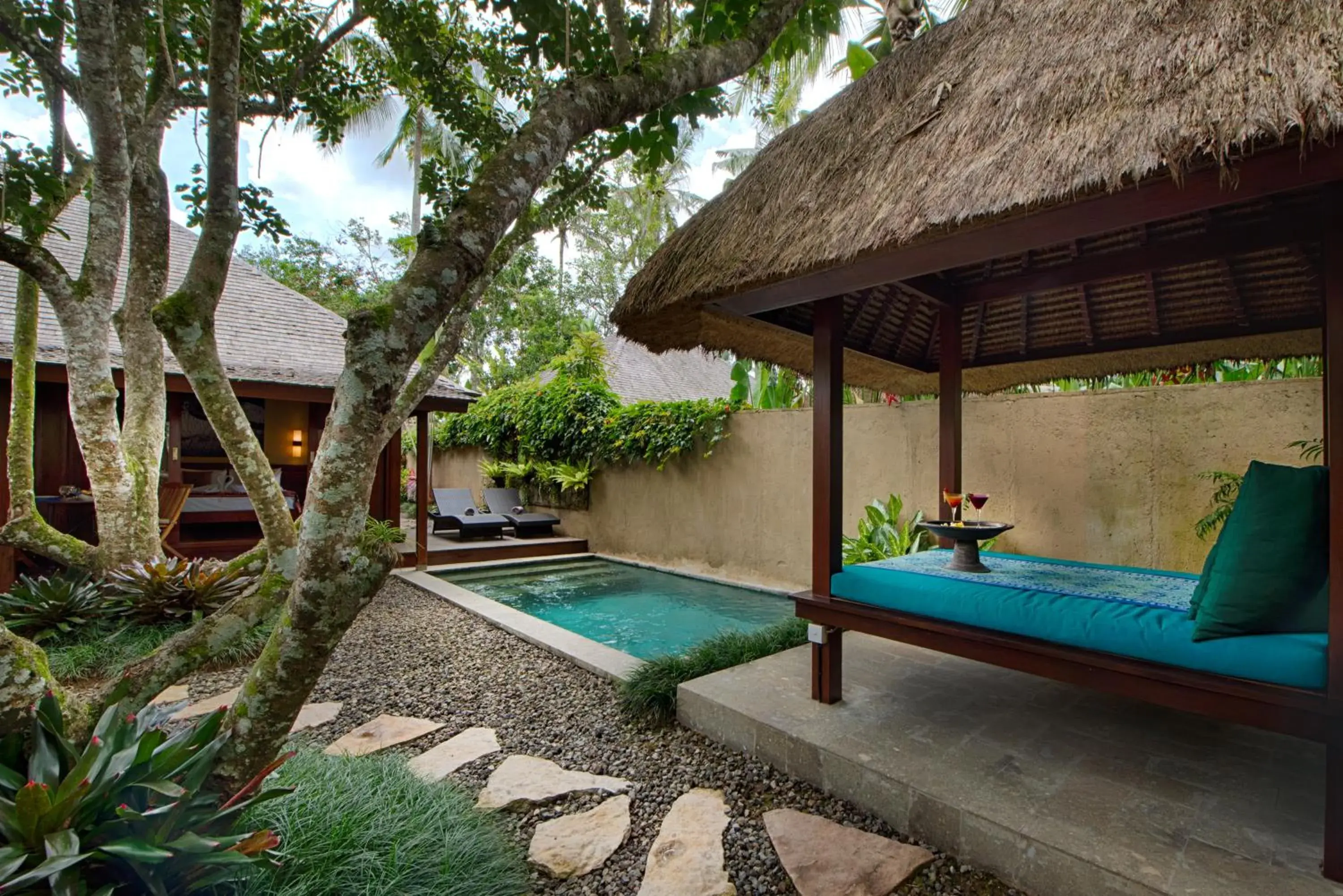 Swimming Pool in Temuku Villas Ubud - CHSE Certified