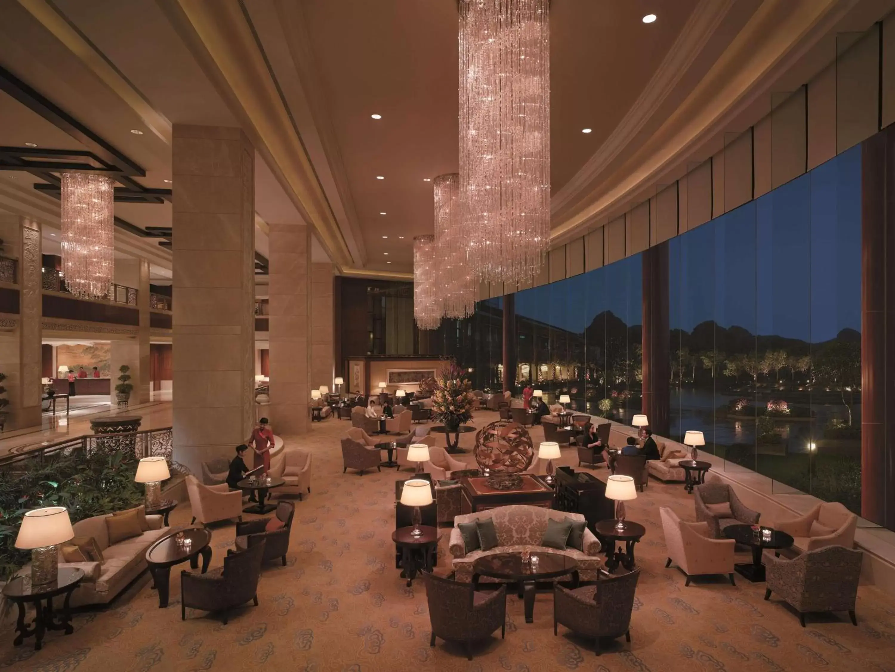 Lounge or bar, Restaurant/Places to Eat in Shangri-La Guilin