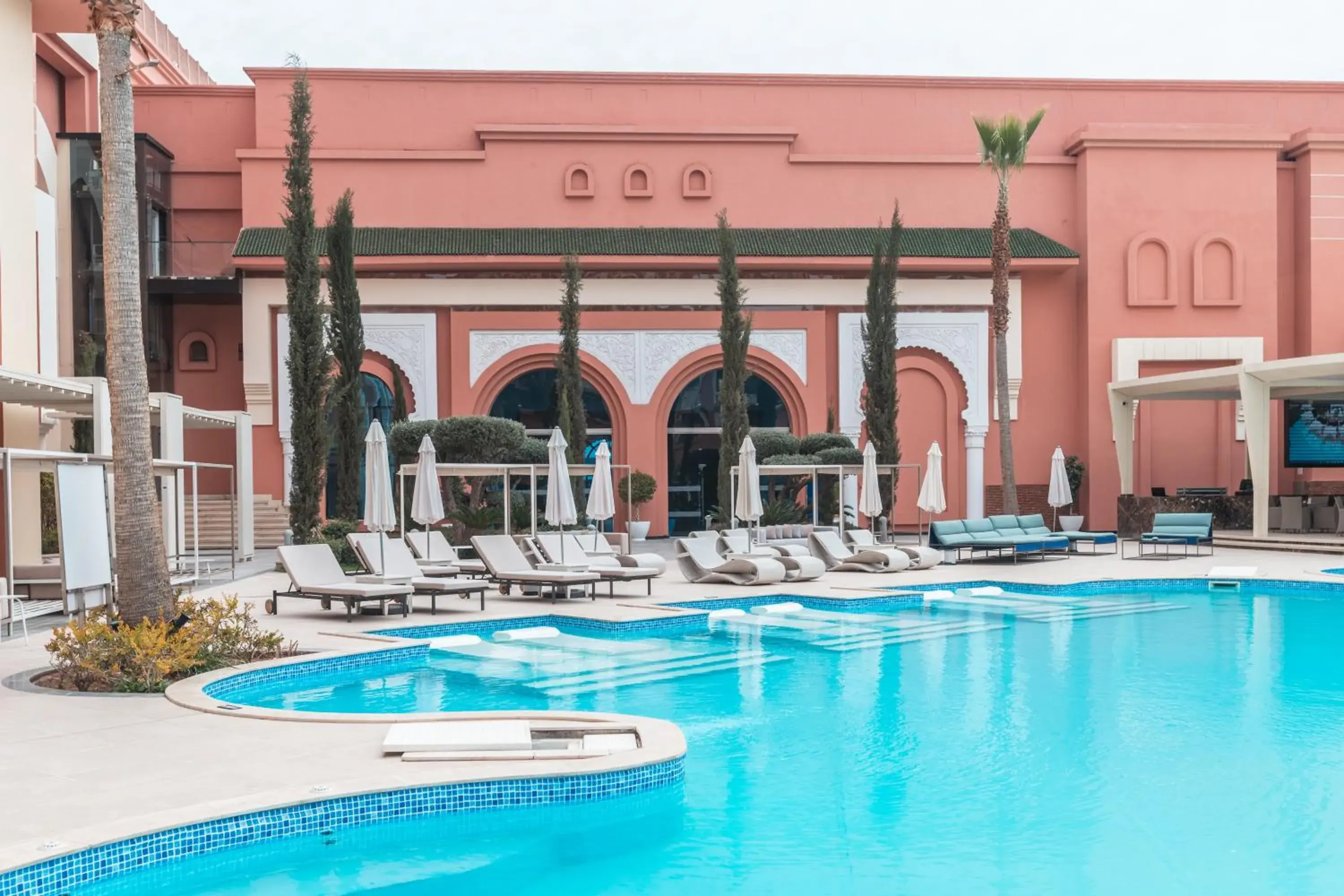 Swimming pool in Savoy Le Grand Hotel Marrakech