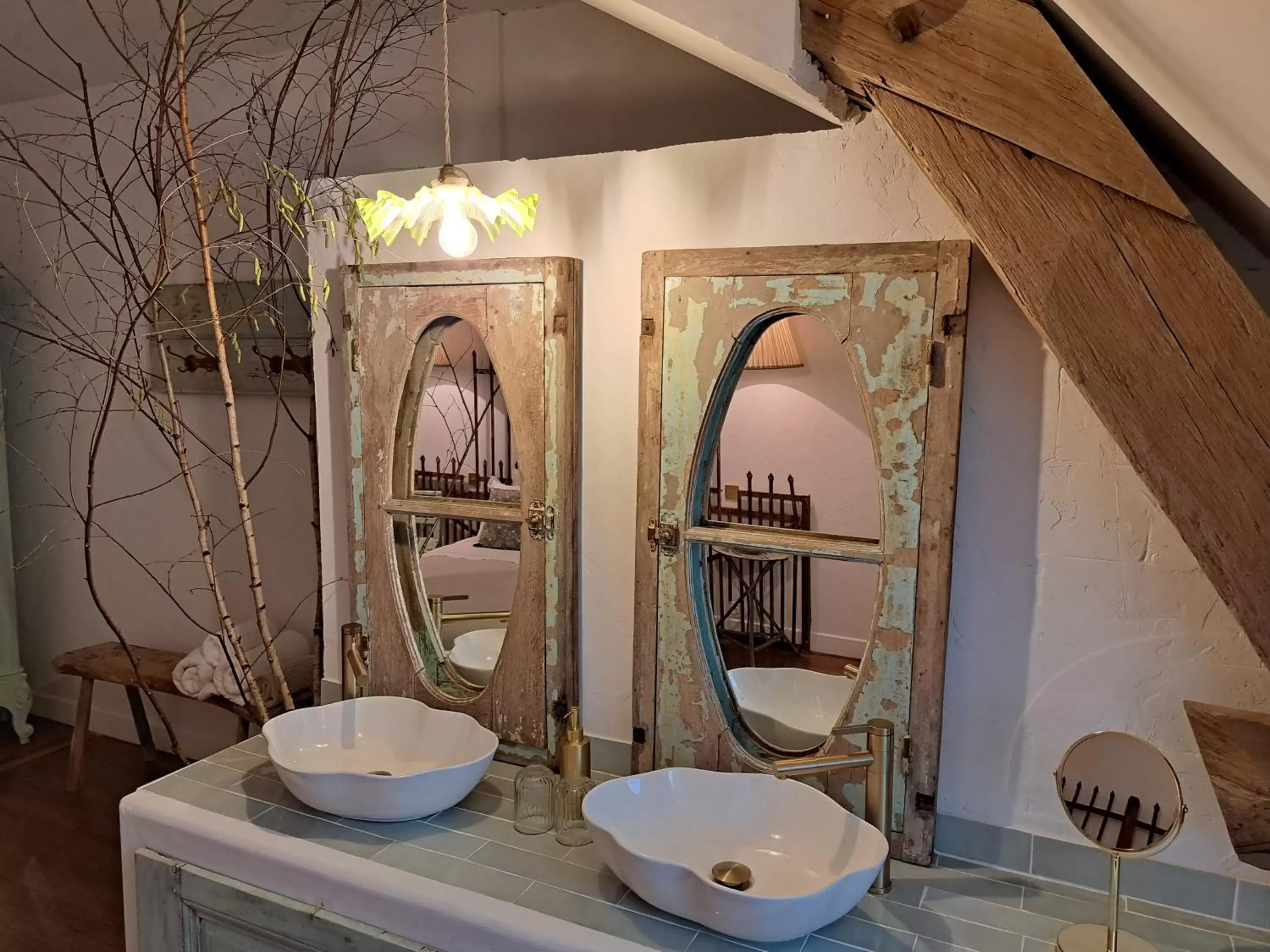 Bathroom in chambre d'hôtes Madame