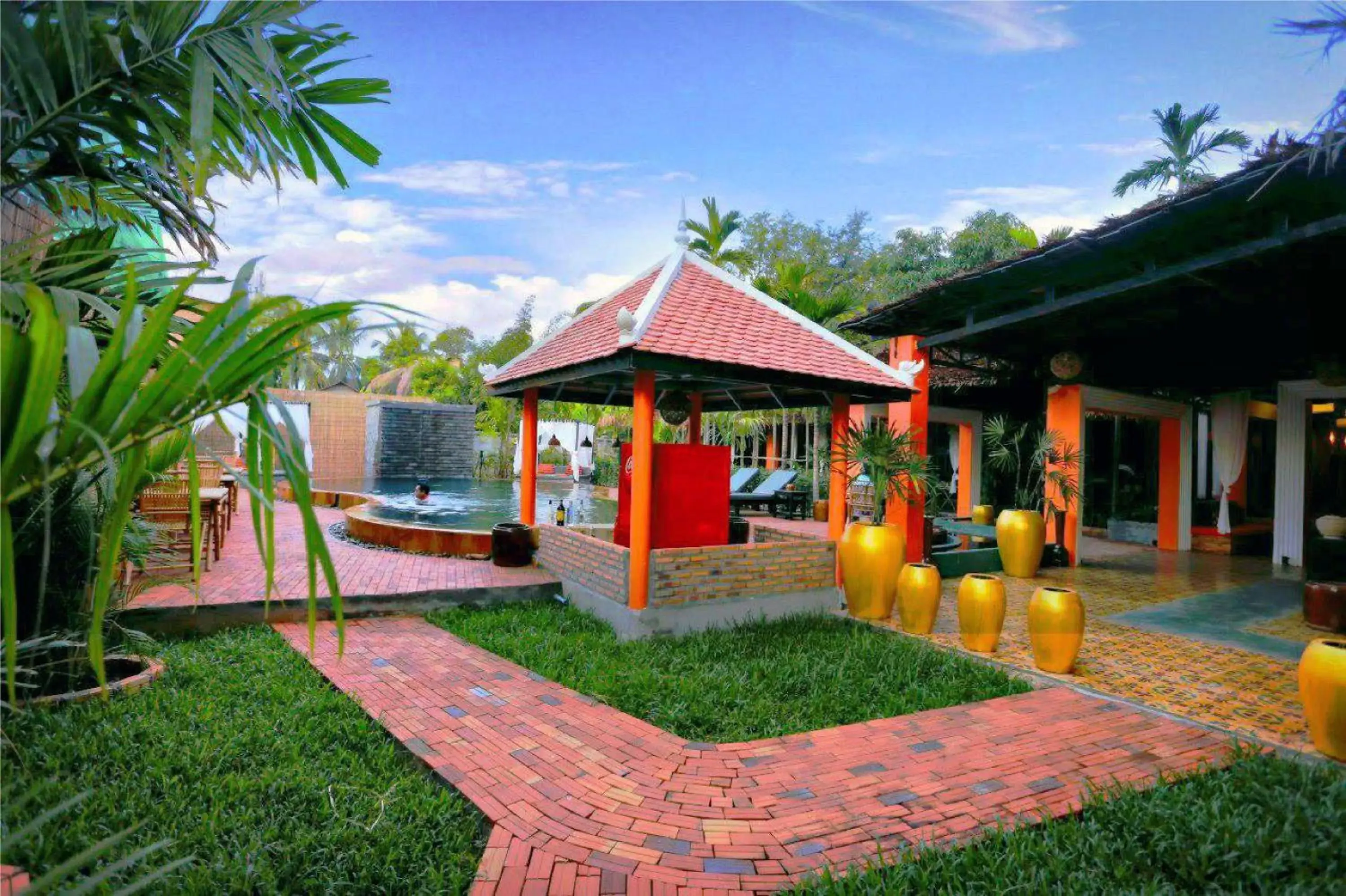 Lounge or bar in Central Indochine D'angkor Hotel