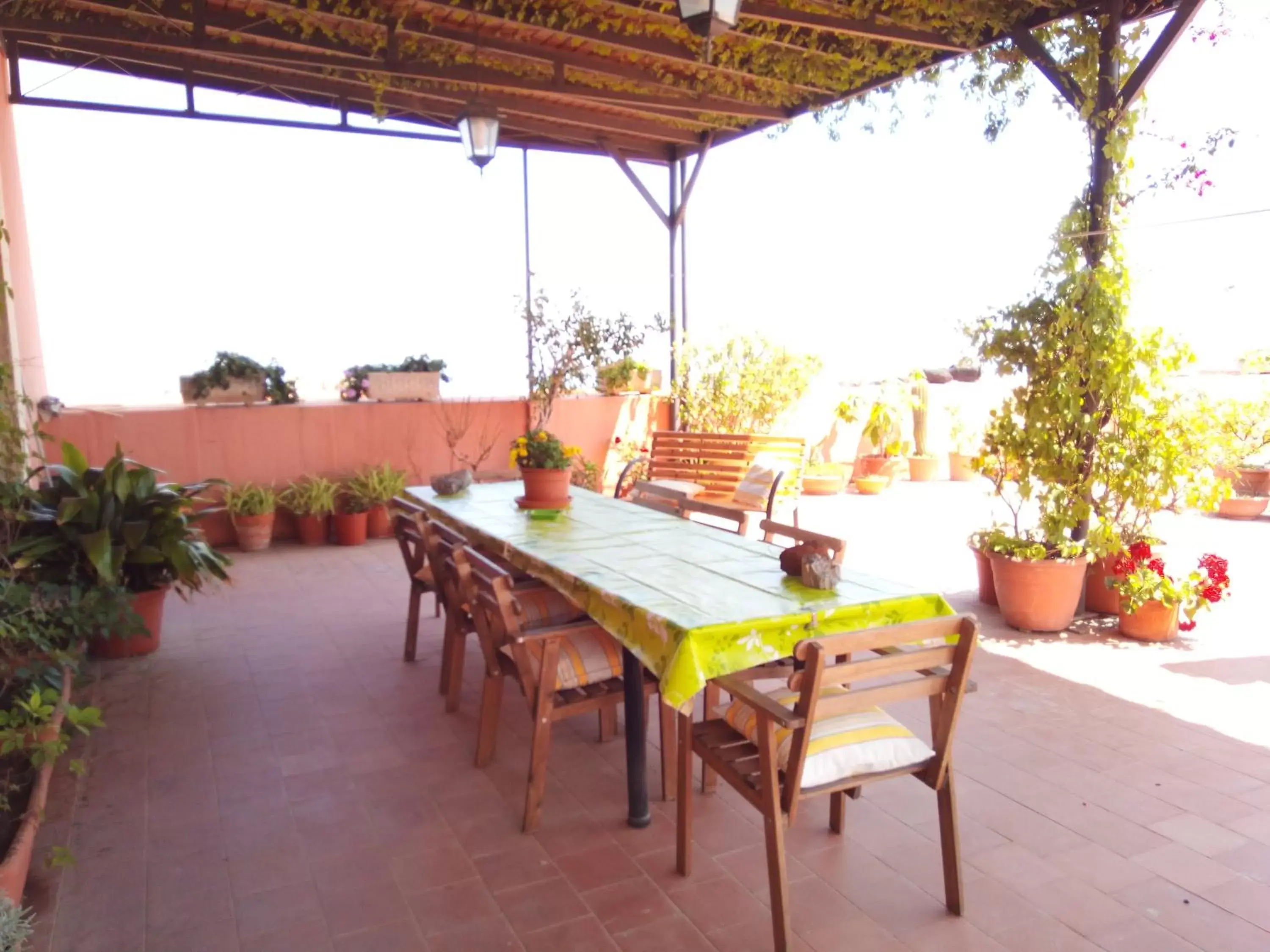 Balcony/Terrace, Restaurant/Places to Eat in A casa di Tommy B&B