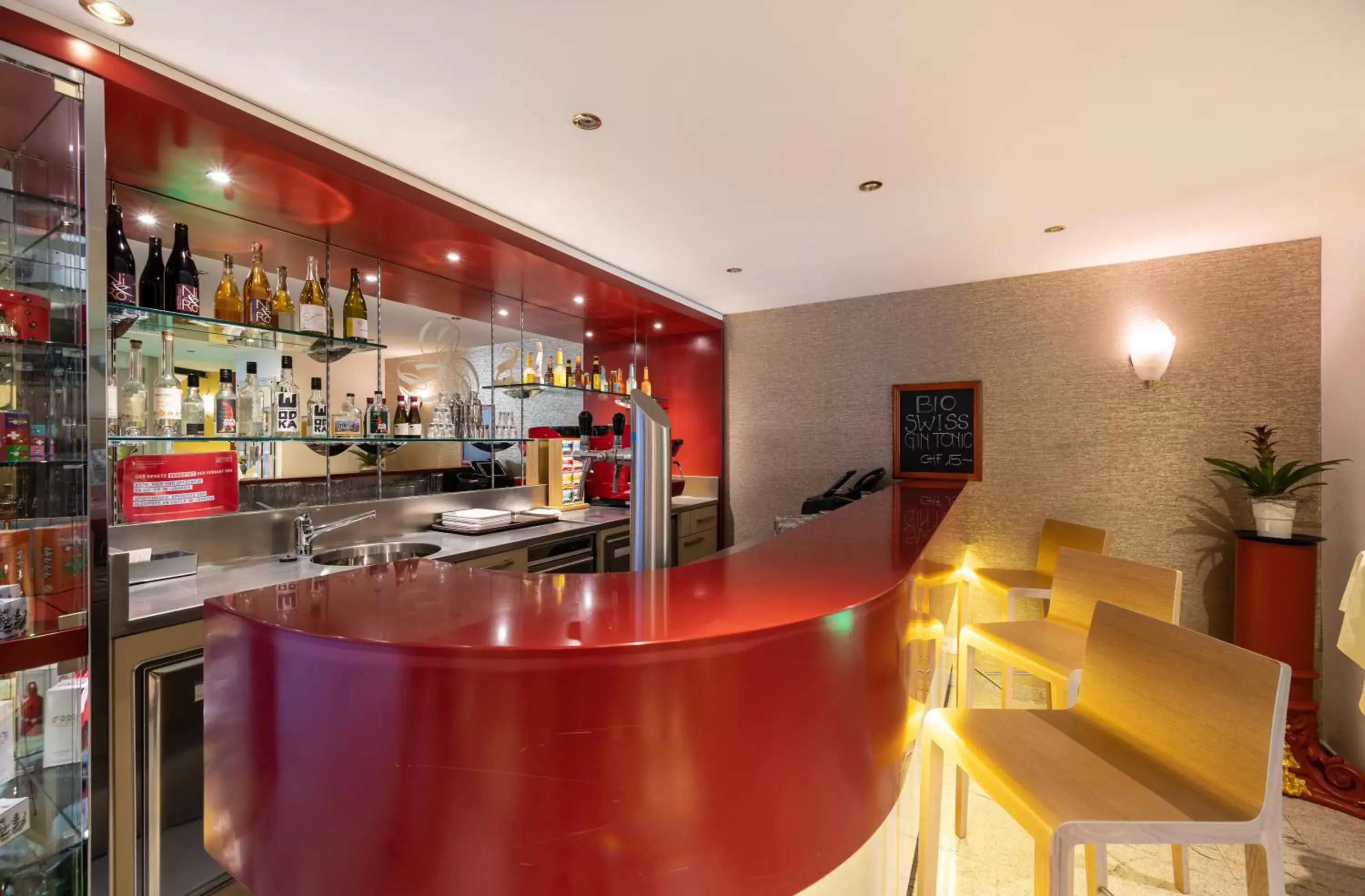 Lounge or bar, Lounge/Bar in GAIA Hotel Basel - the sustainable 4 star hotel